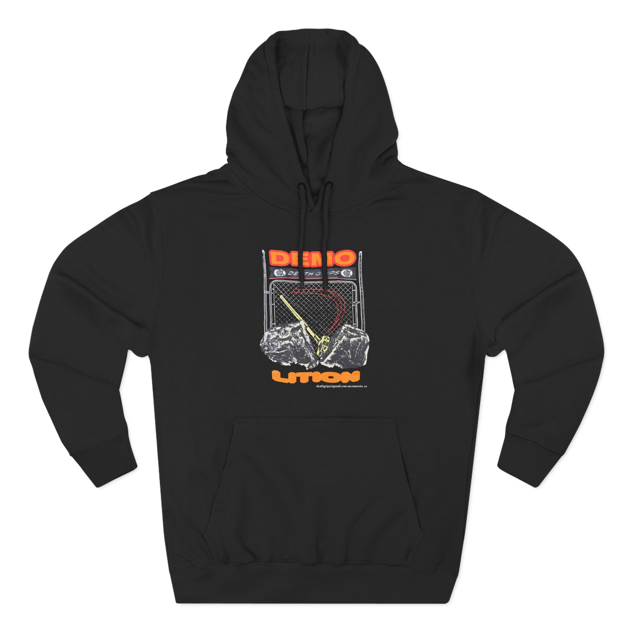 Death Grips Demolition Three-Panel Fleece Hoodie