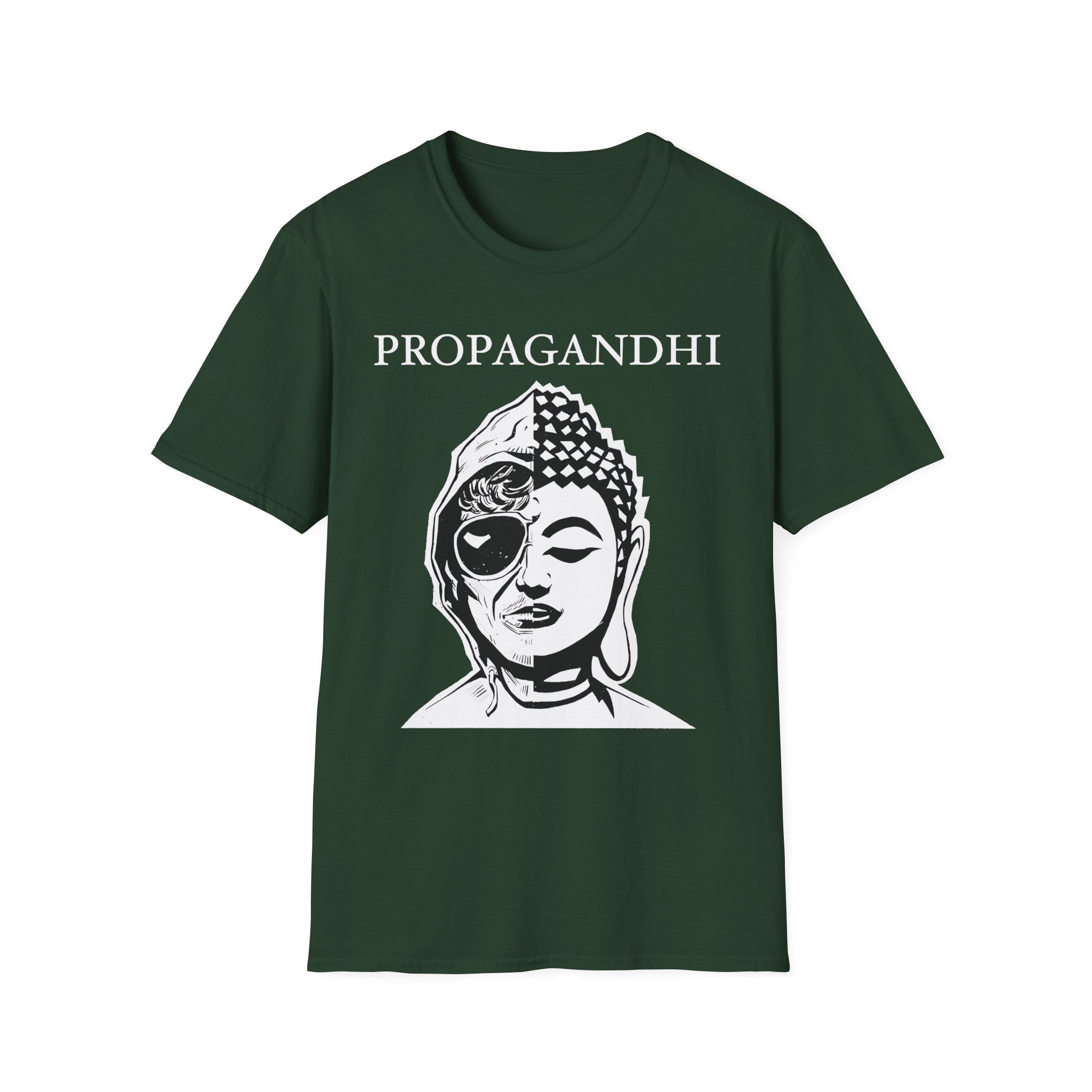 Propagandhi Ted Buddha Unisex Softstyle T-Shirt - Image 9