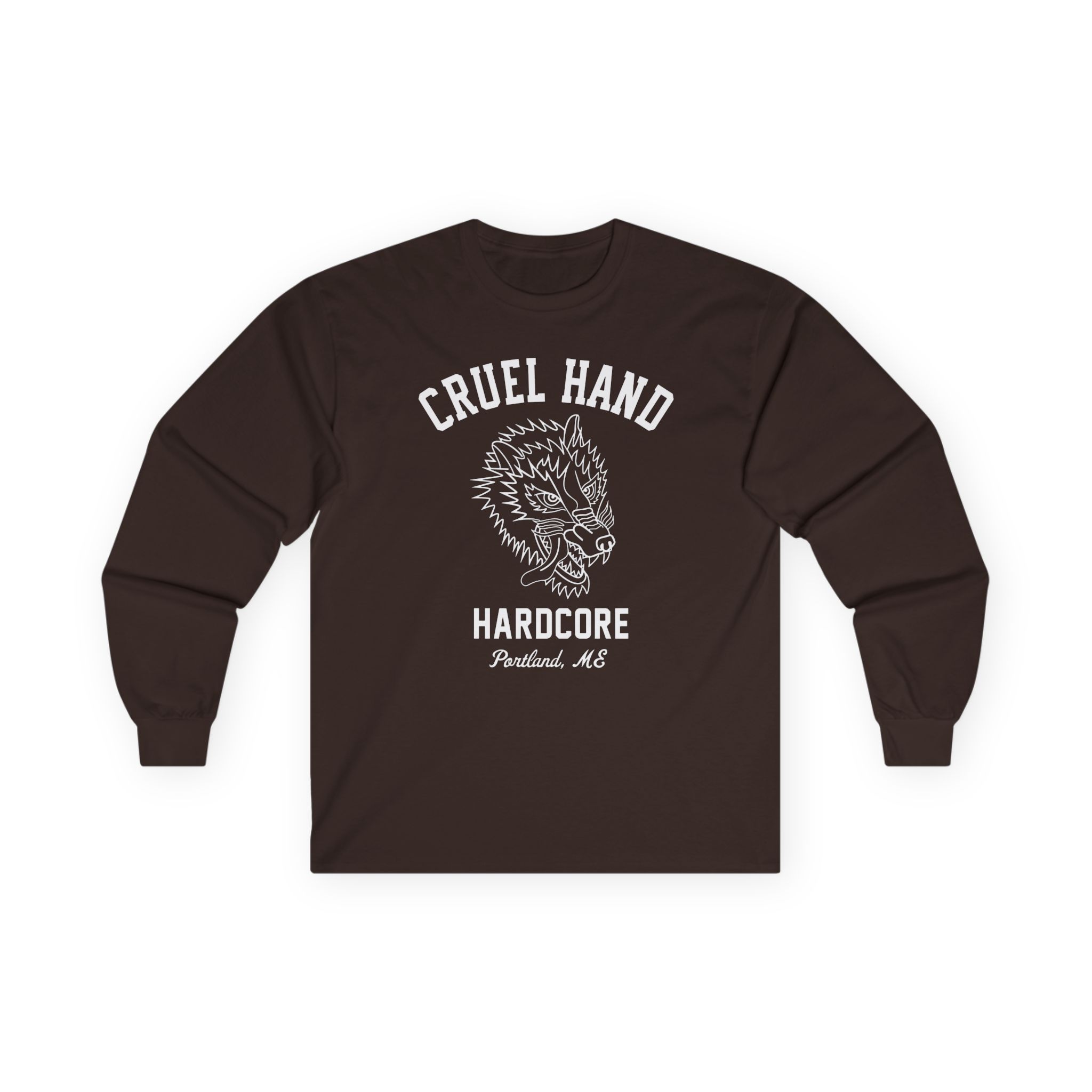 Cruel Hand Wolf Head Unisex Ultra Cotton Long Sleeve Tee - Image 3