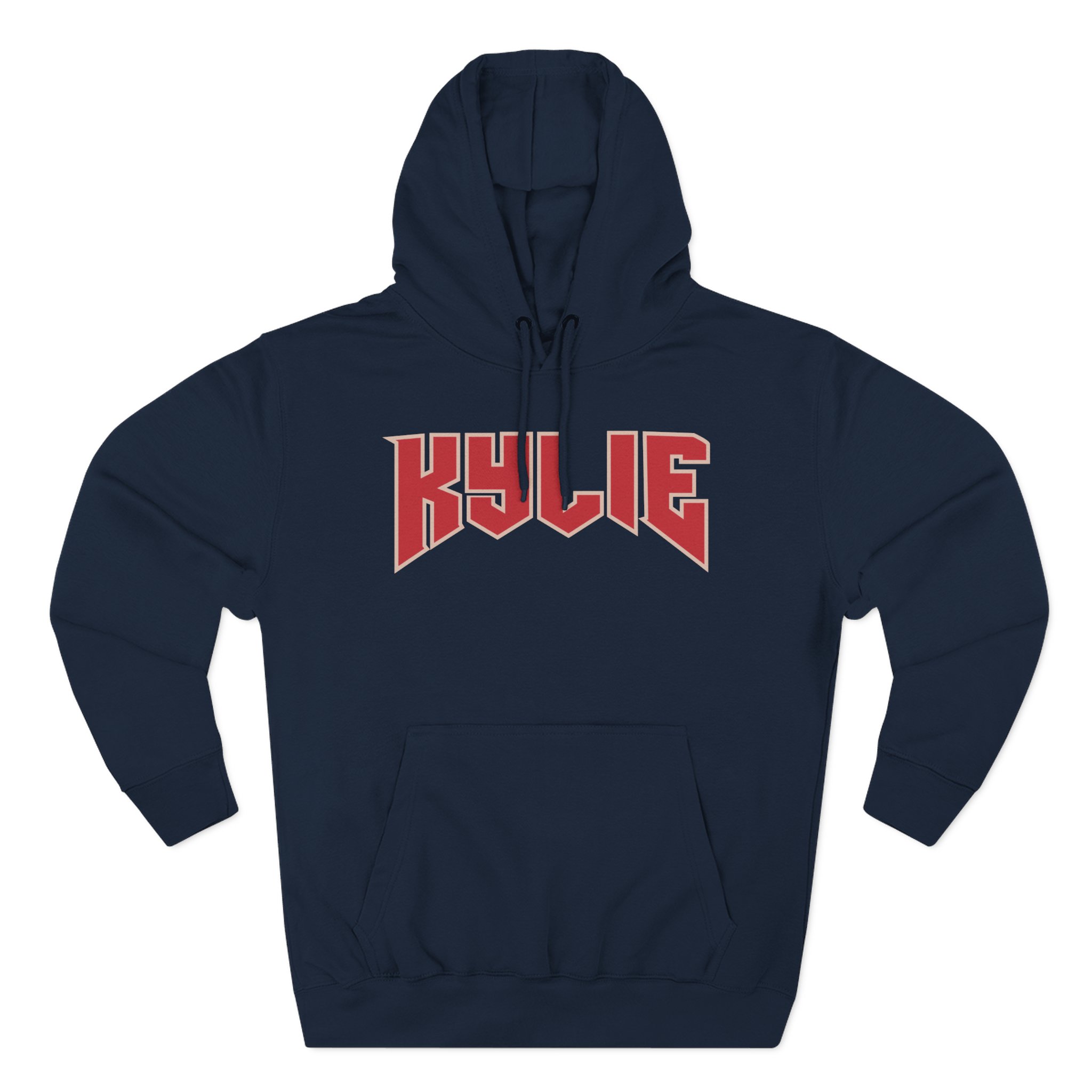Kylie Jenner Sweat Capuche Logo Three-Panel Fleece Hoodie - Image 9