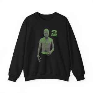 2pac Neon Thug Li*e Unisex Heavy Blend™ Crewneck Sweatshirt