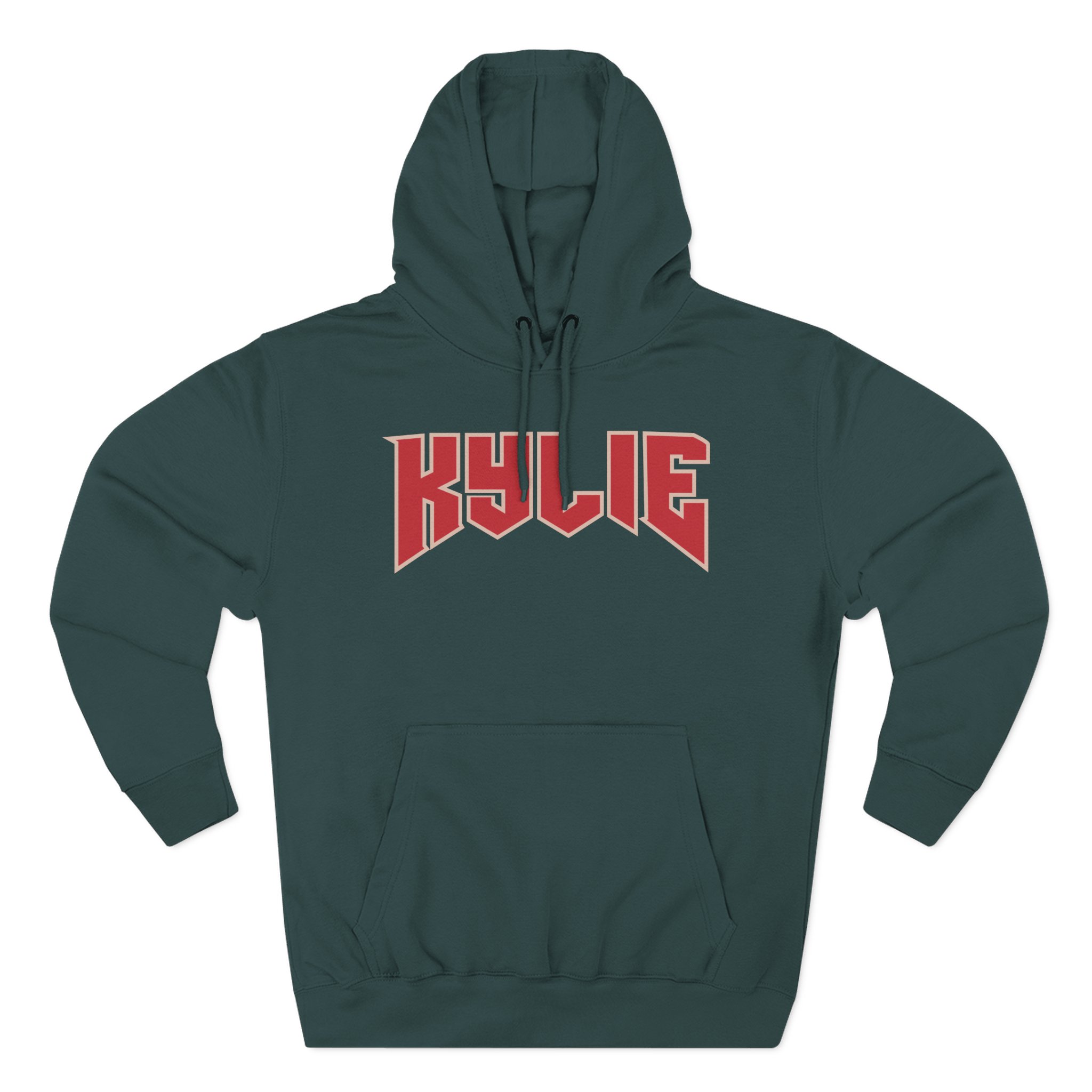 Kylie Jenner Sweat Capuche Logo Three-Panel Fleece Hoodie - Image 5