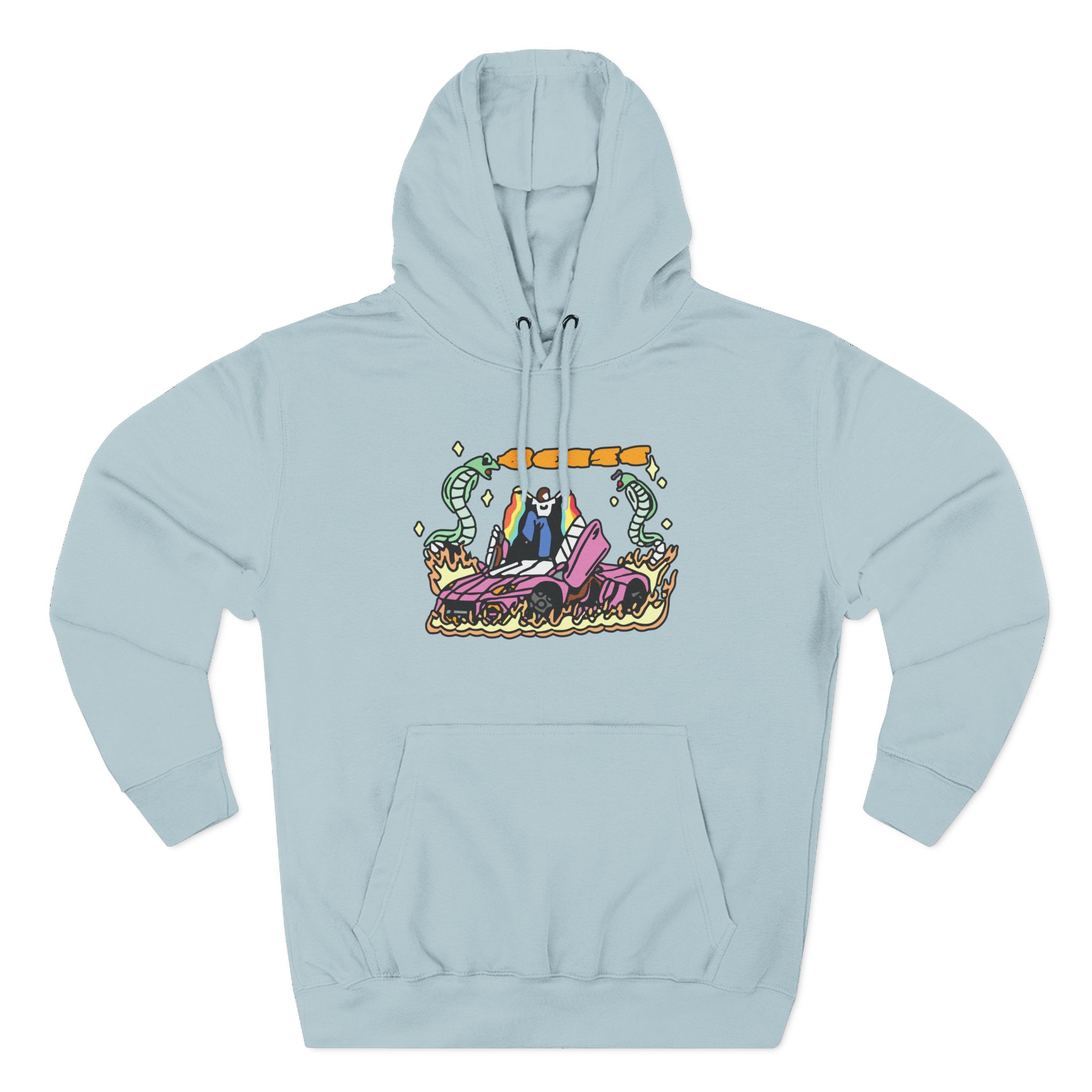 BE Car Three-Panel Fleece Hoodie - Image 13