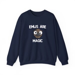 Oversimplified Emus Are Magic Unisex Heavy Blend™ Crewneck Sweatshirt