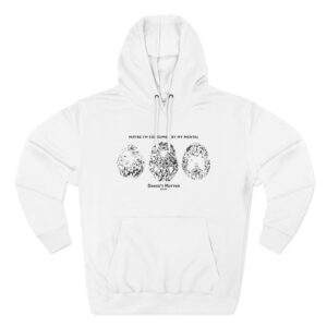 BE Consumed by My Mental Three-Panel Fleece Hoodie