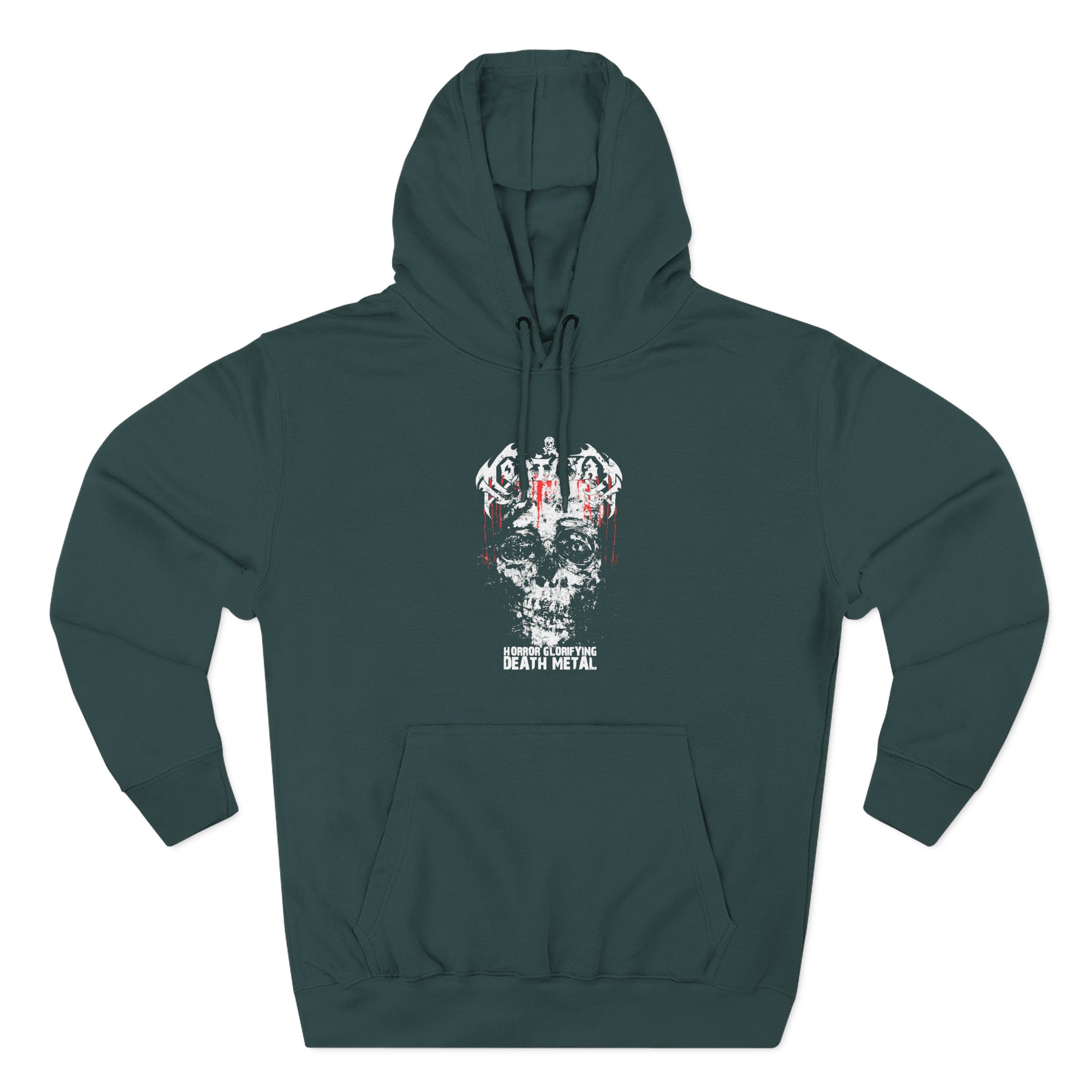Mortician Horror Glorifying Death Metal Three-Panel Fleece Hoodie - Image 5