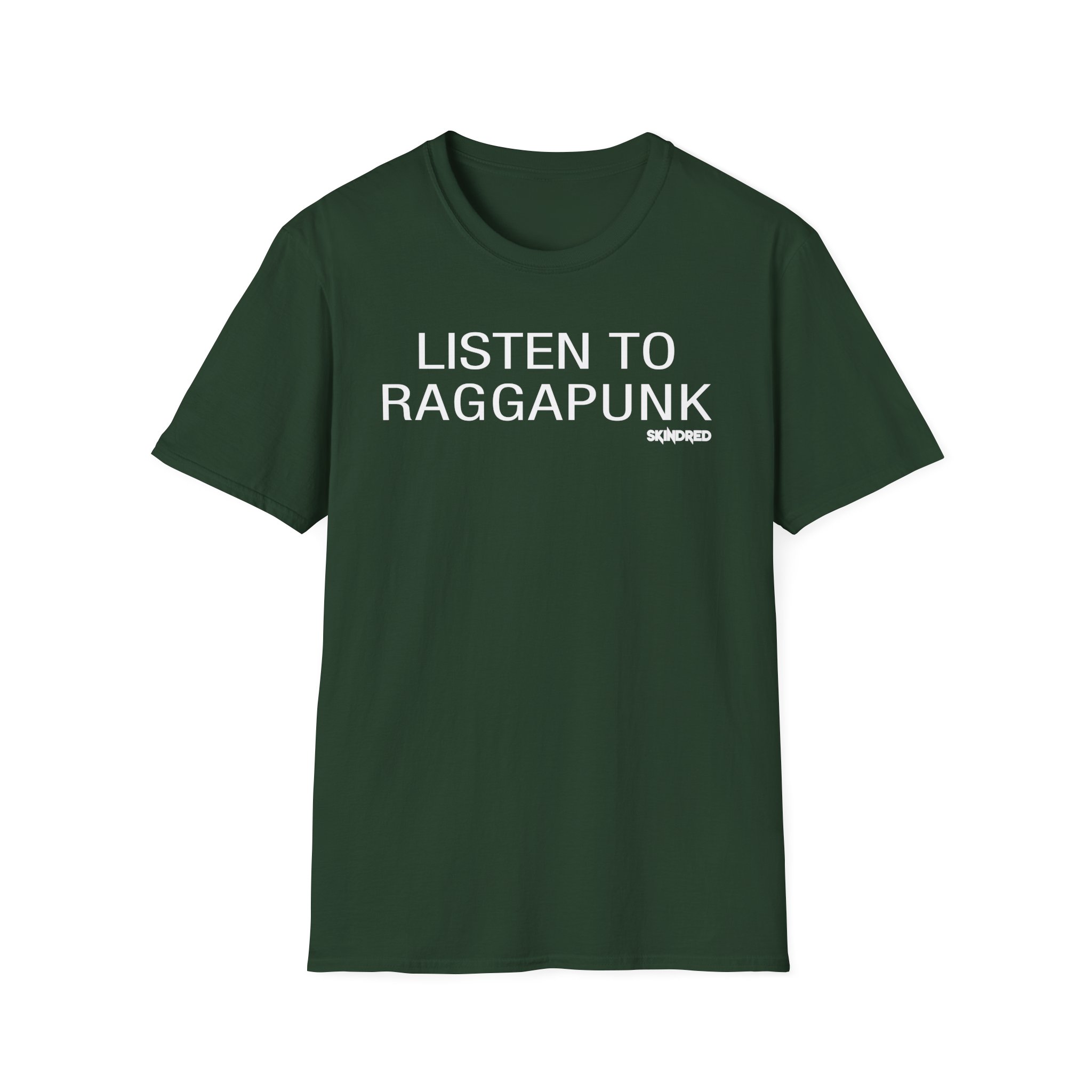 Skindred Listen to Ragga Unisex Softstyle T-Shirt - Image 7