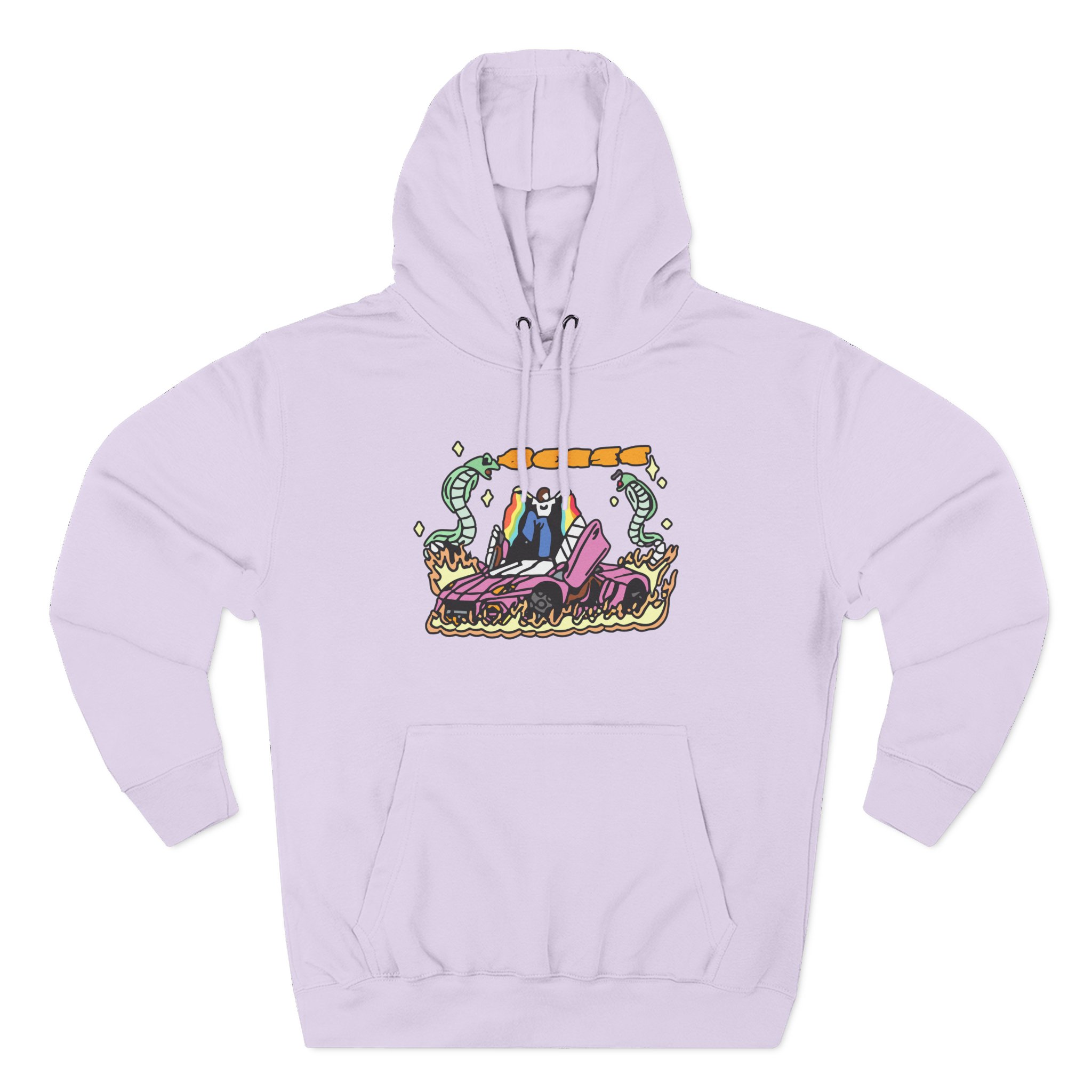 BE Car Three-Panel Fleece Hoodie - Image 15