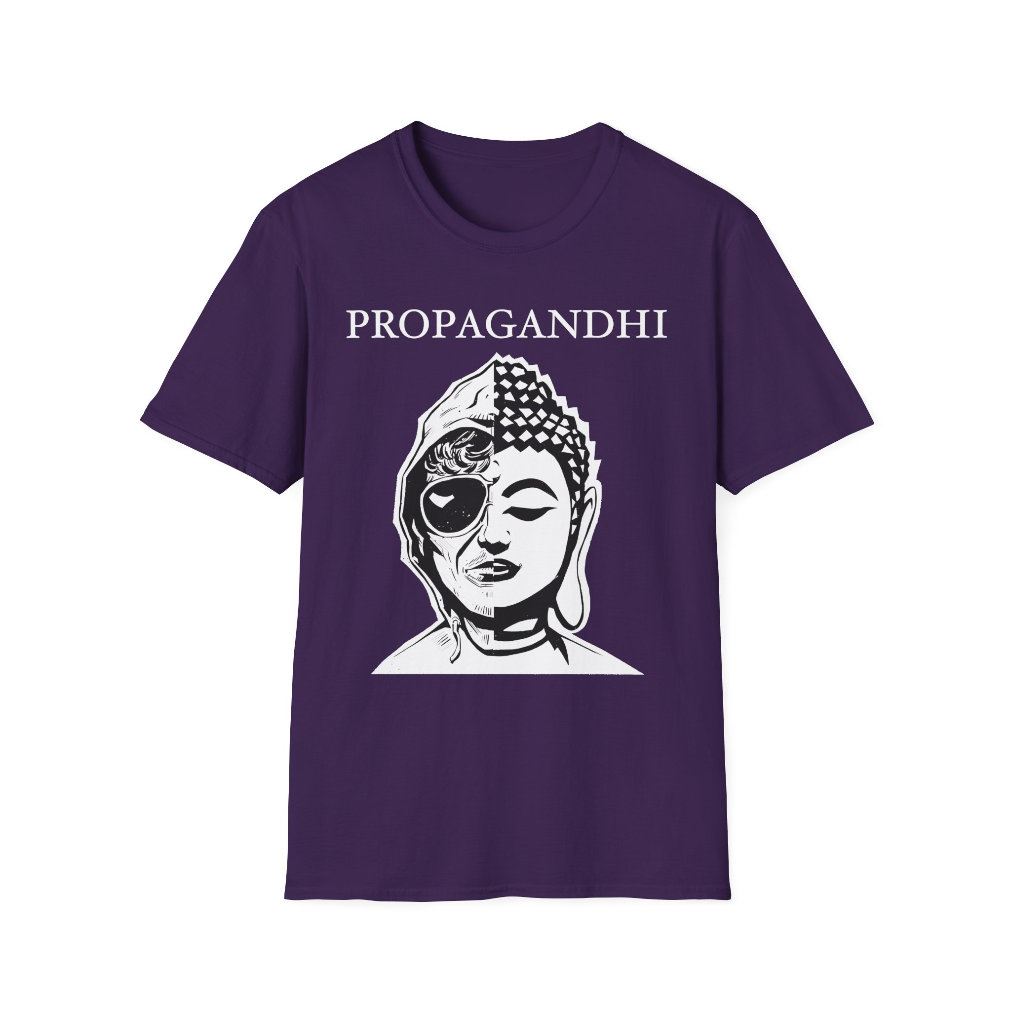 Propagandhi Ted Buddha Unisex Softstyle T-Shirt - Image 23