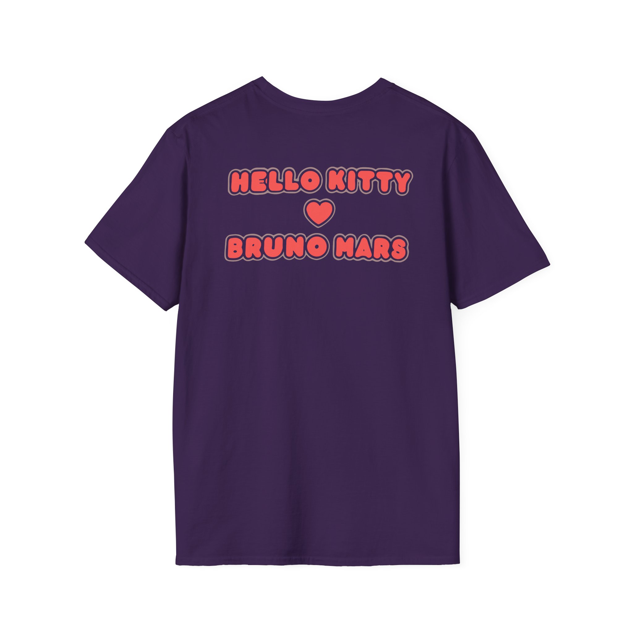 Bruno Mars X Hello Kitty Unisex Softstyle T-Shirt - Image 28