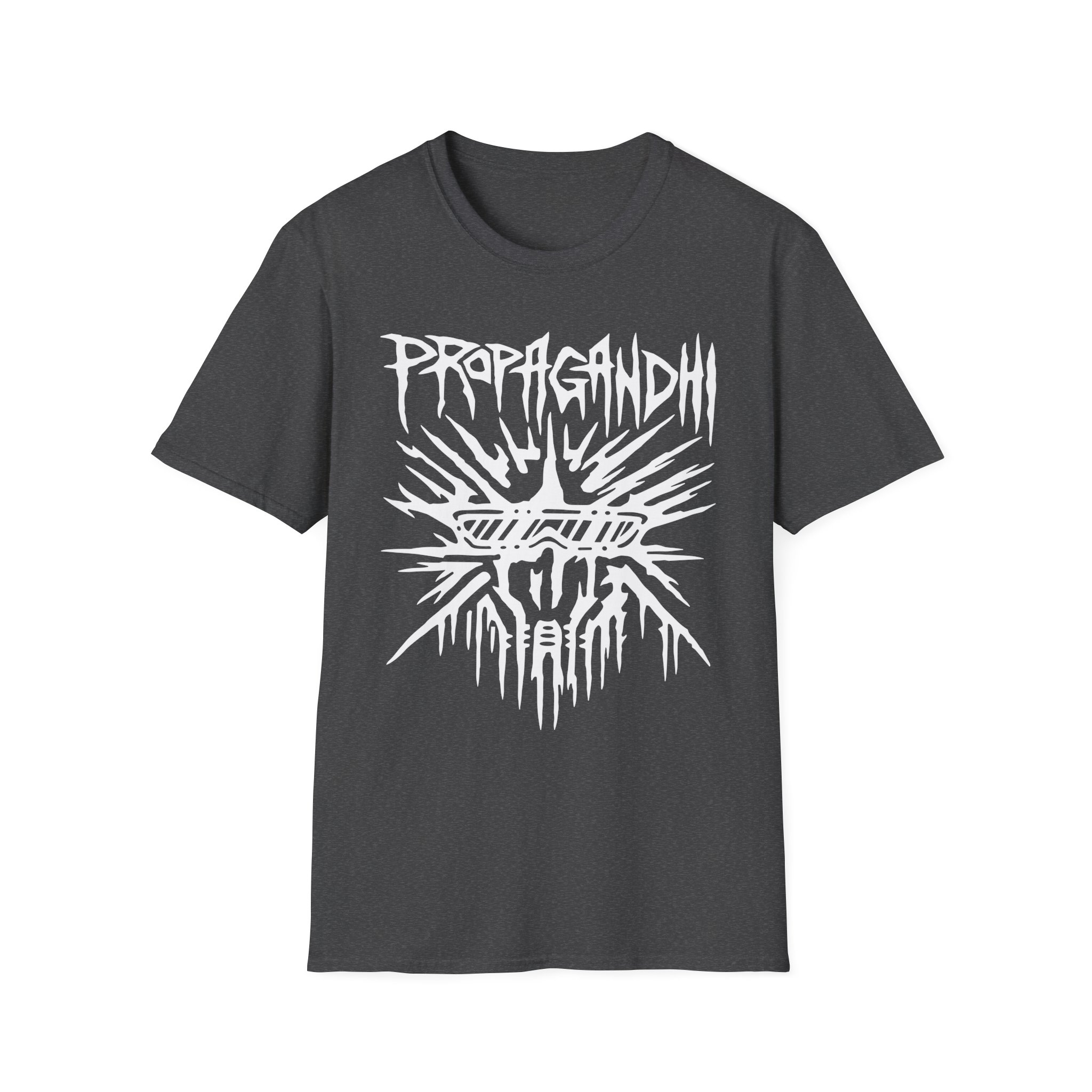Propagandhi Buster Skull Unisex Softstyle T-Shirt - Image 11