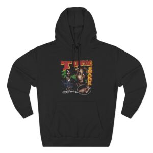 2pac Keep Ya Head Up Three-Panel Fleece Hoodie