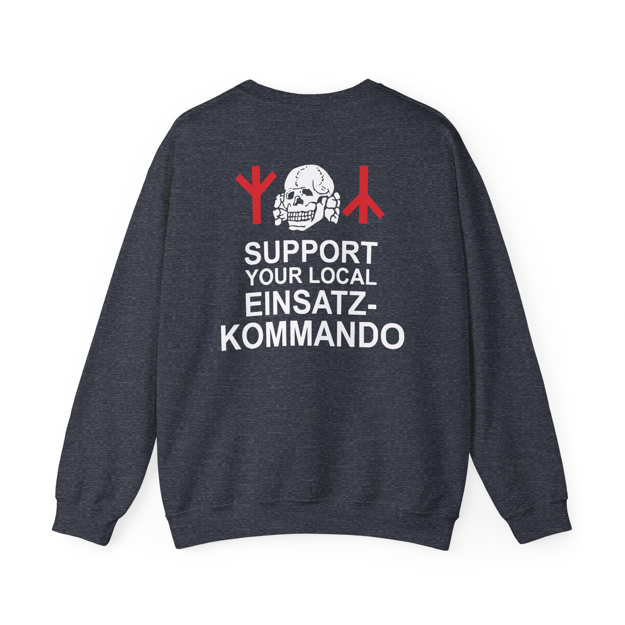 Burzum Support Your Local Einsatz Kommando Unisex Heavy Blend™ Crewneck Sweatshirt - Image 12