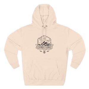 Conditions Mountain Gold Three-Panel Fleece Hoodie