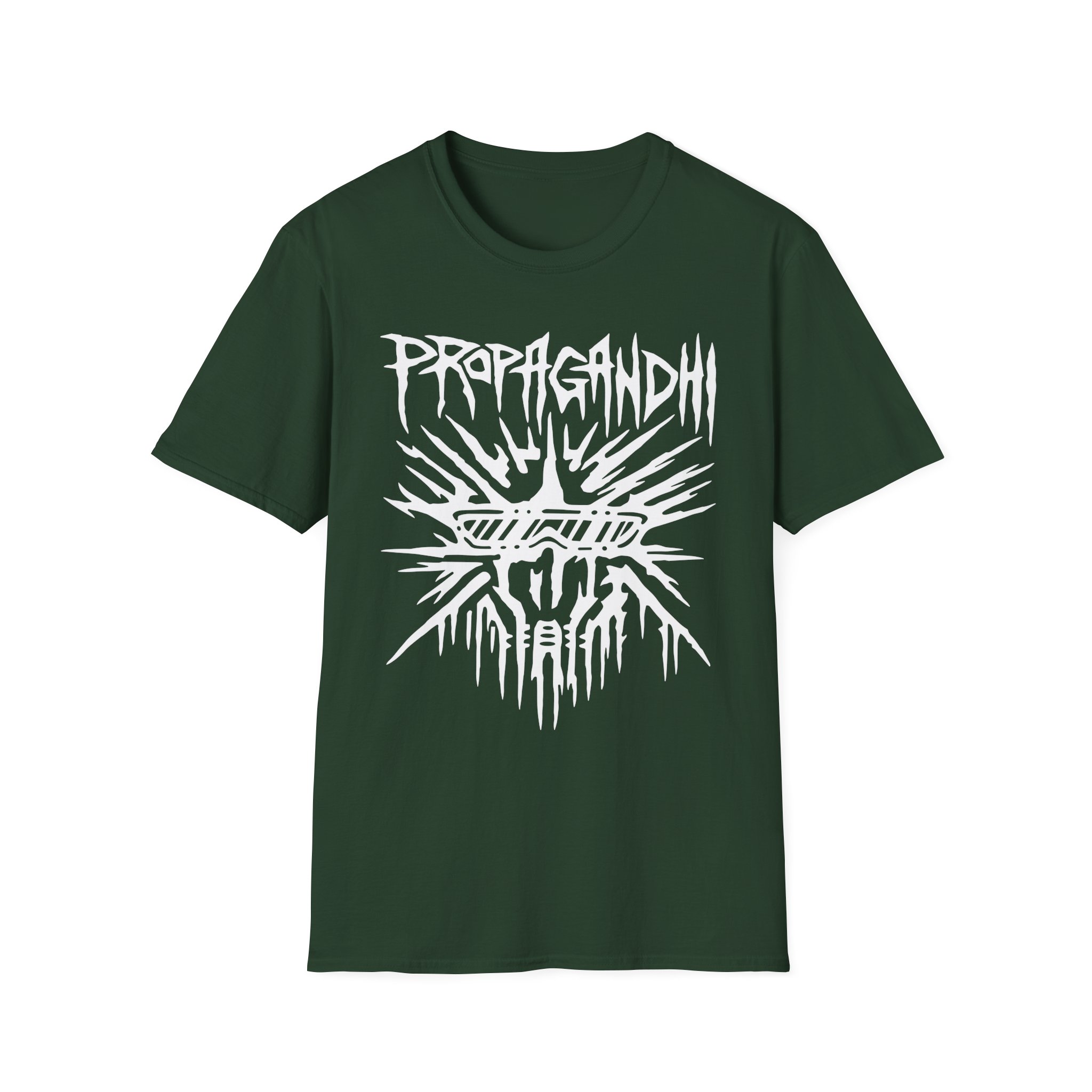 Propagandhi Buster Skull Unisex Softstyle T-Shirt - Image 9