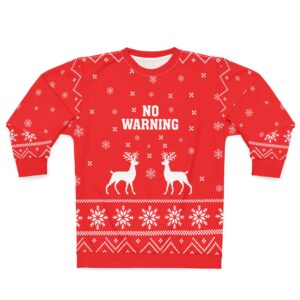 No Warning Unisex Sweatshirt (AOP)