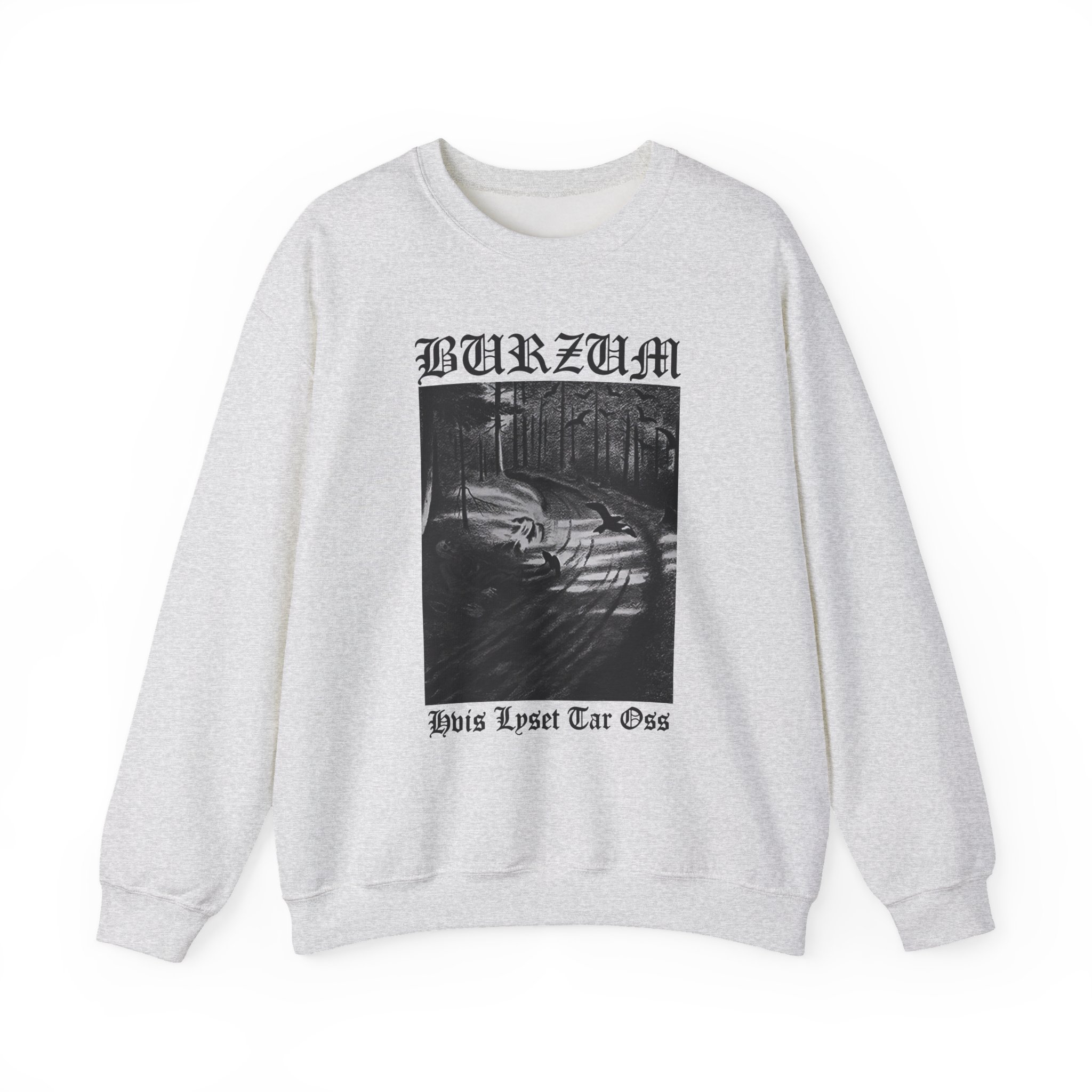 Burzum Hvis Lyset Tar Oss Unisex Heavy Blend™ Crewneck Sweatshirt - Image 5