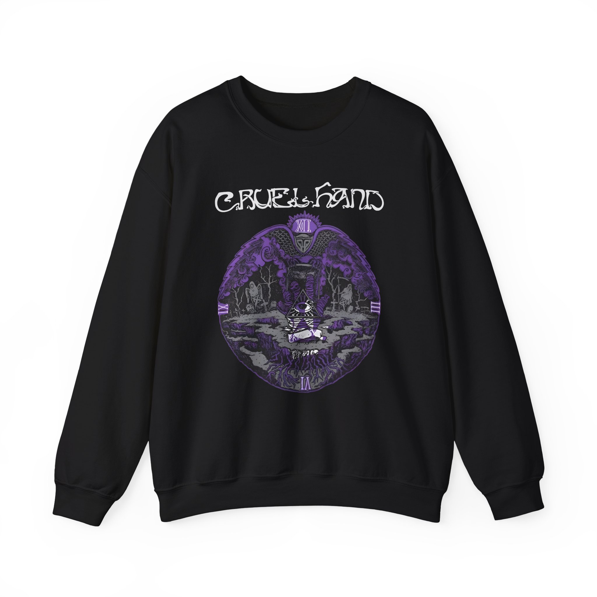 Cruel Hand Prying Eyes Unisex Heavy Blend™ Crewneck Sweatshirt