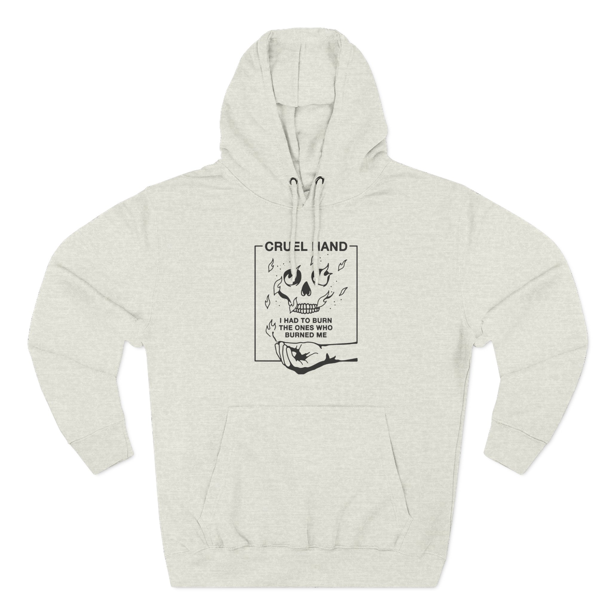 Cruel Hand Gasoline Skull Three-panel Fleece Hoodie - Image 9