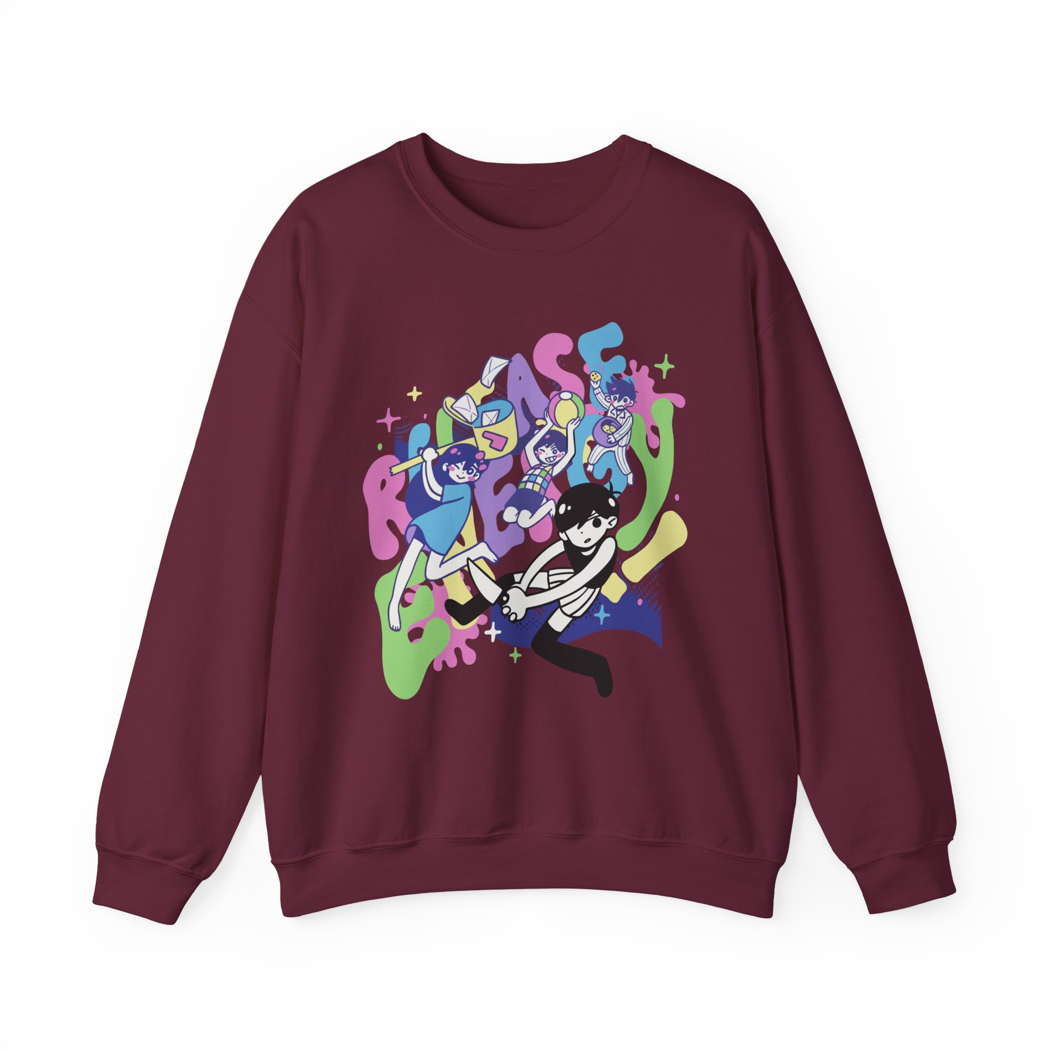 Omori Release Energy Unisex Heavy Blend™ Crewneck Sweatshirt - Image 5