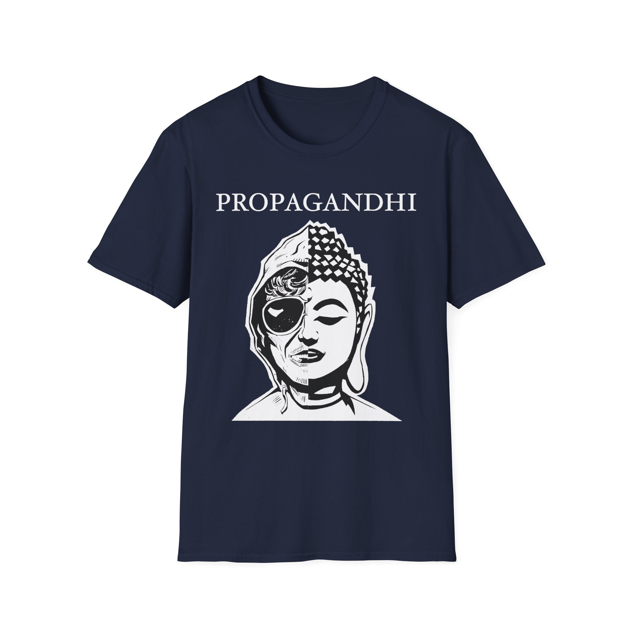 Propagandhi Ted Buddha Unisex Softstyle T-Shirt - Image 21