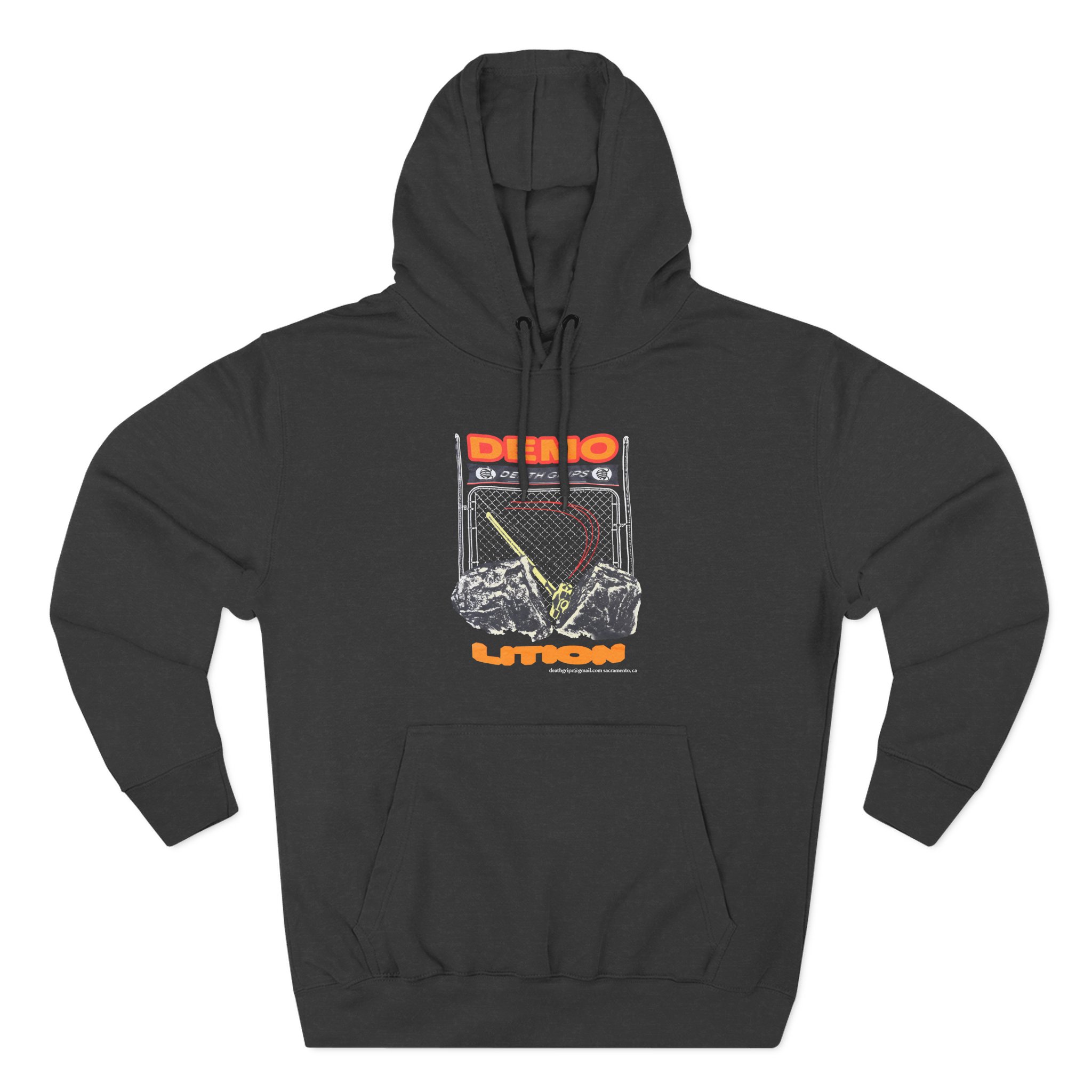 Death Grips Demolition Three-Panel Fleece Hoodie - Image 3