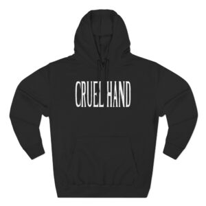 Cruel Hand Logo Three-Panel Fleece Hoodie