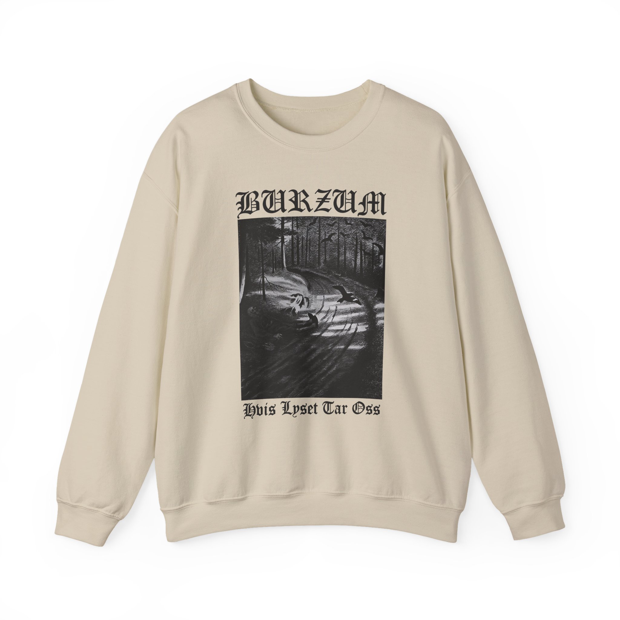 Burzum Hvis Lyset Tar Oss Unisex Heavy Blend™ Crewneck Sweatshirt - Image 7