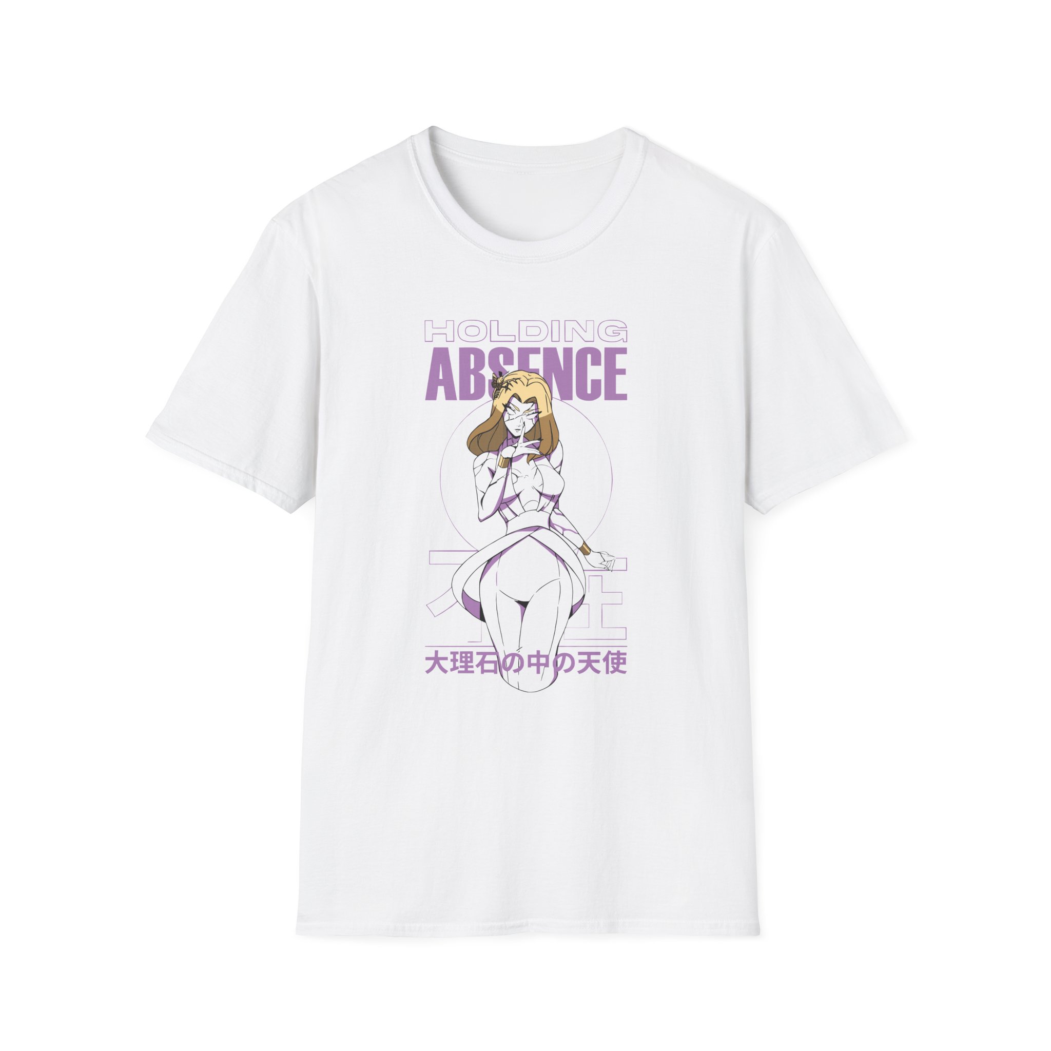 Holding Absence Anime in the Marble Unisex Softstyle T-Shirt