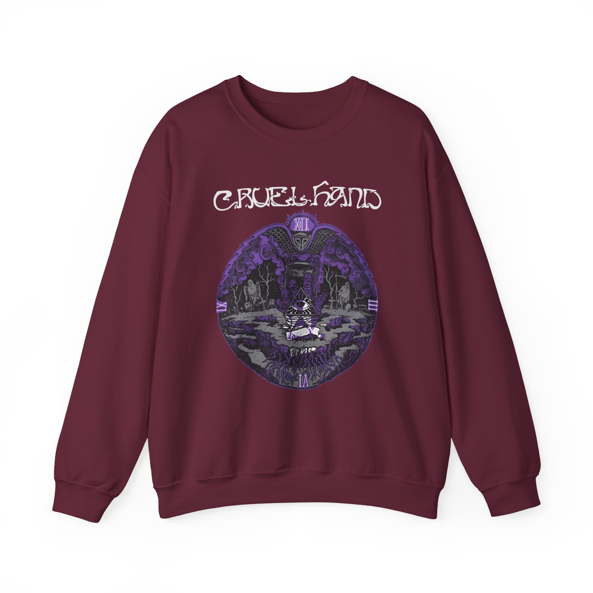 Cruel Hand Prying Eyes Unisex Heavy Blend™ Crewneck Sweatshirt - Image 3