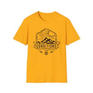 Conditions Mountain Gold Unisex Softstyle T-Shirt