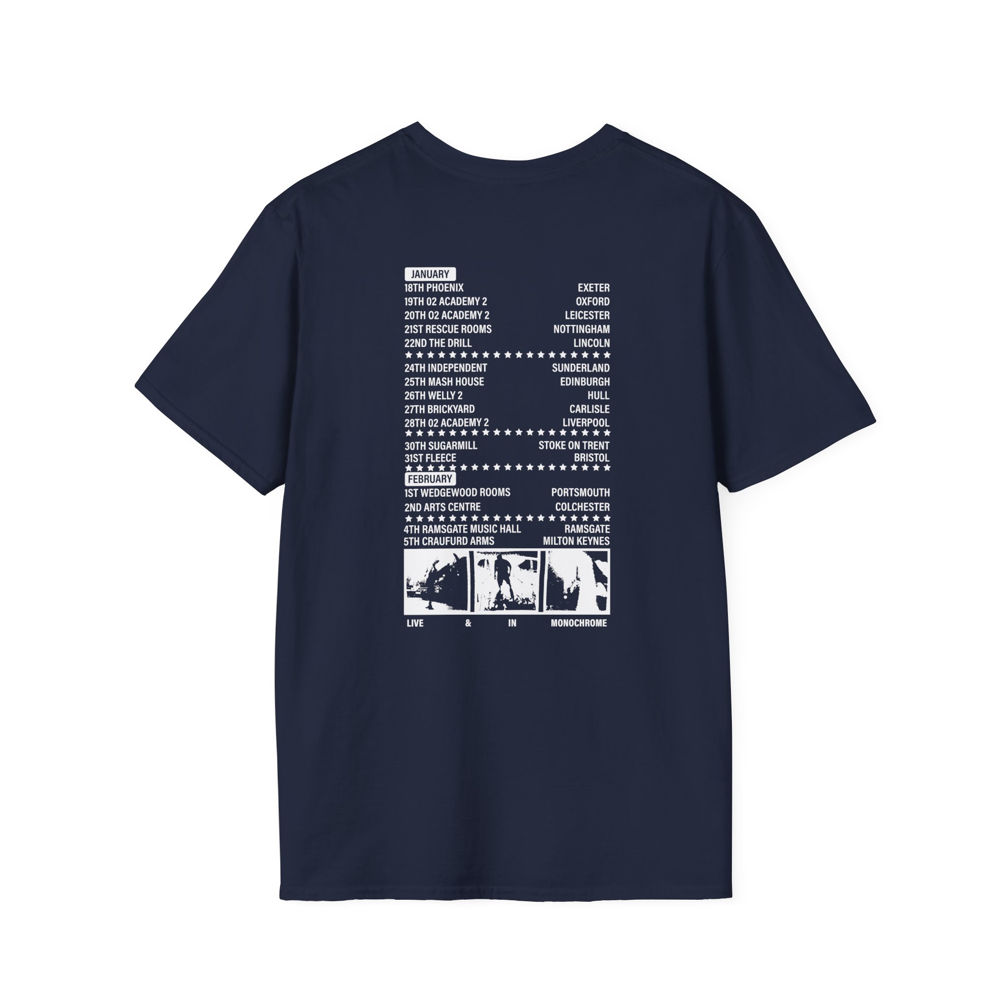 Holding Absence Eyes Tour Unisex Softstyle T-Shirt - Image 20