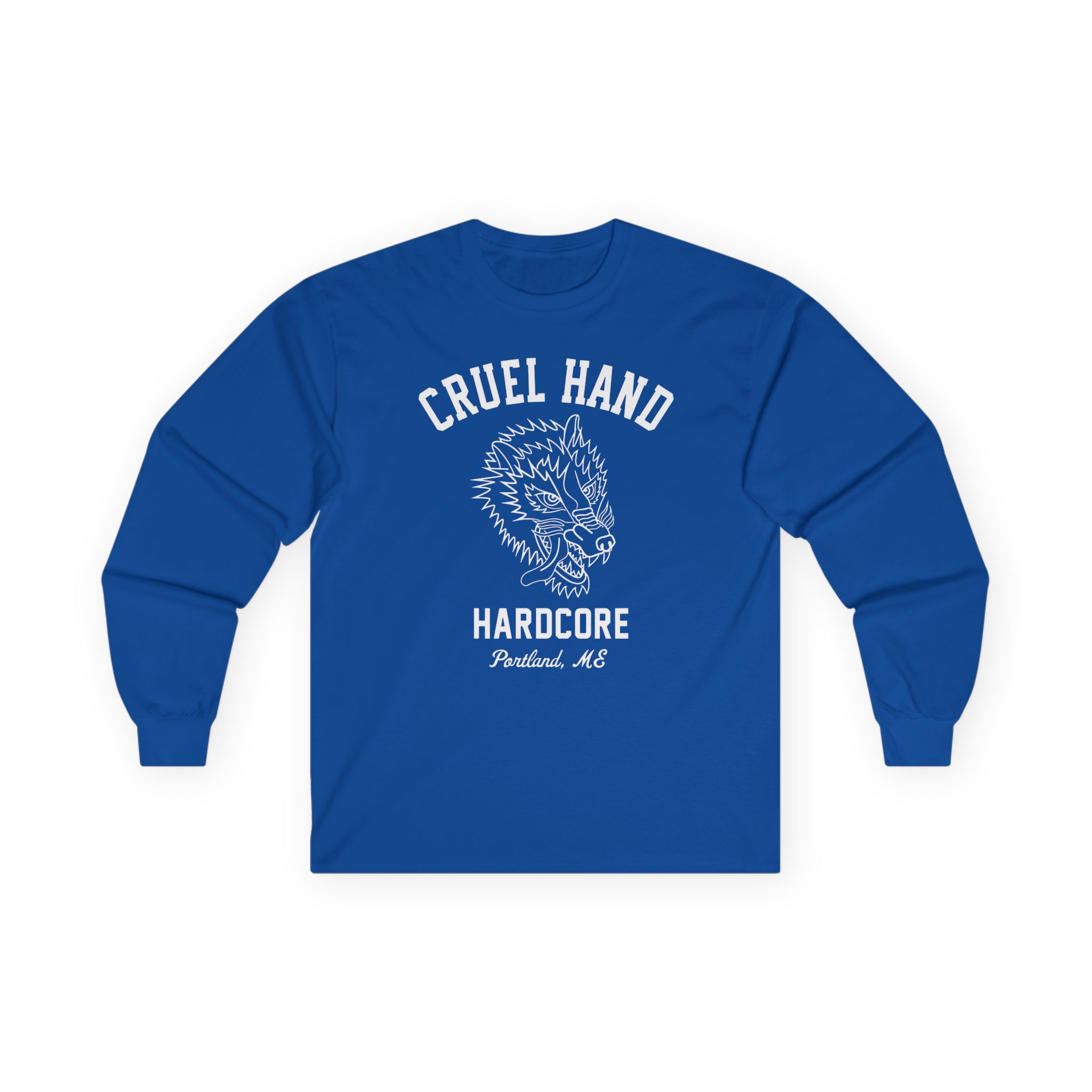 Cruel Hand Wolf Head Unisex Ultra Cotton Long Sleeve Tee - Image 11