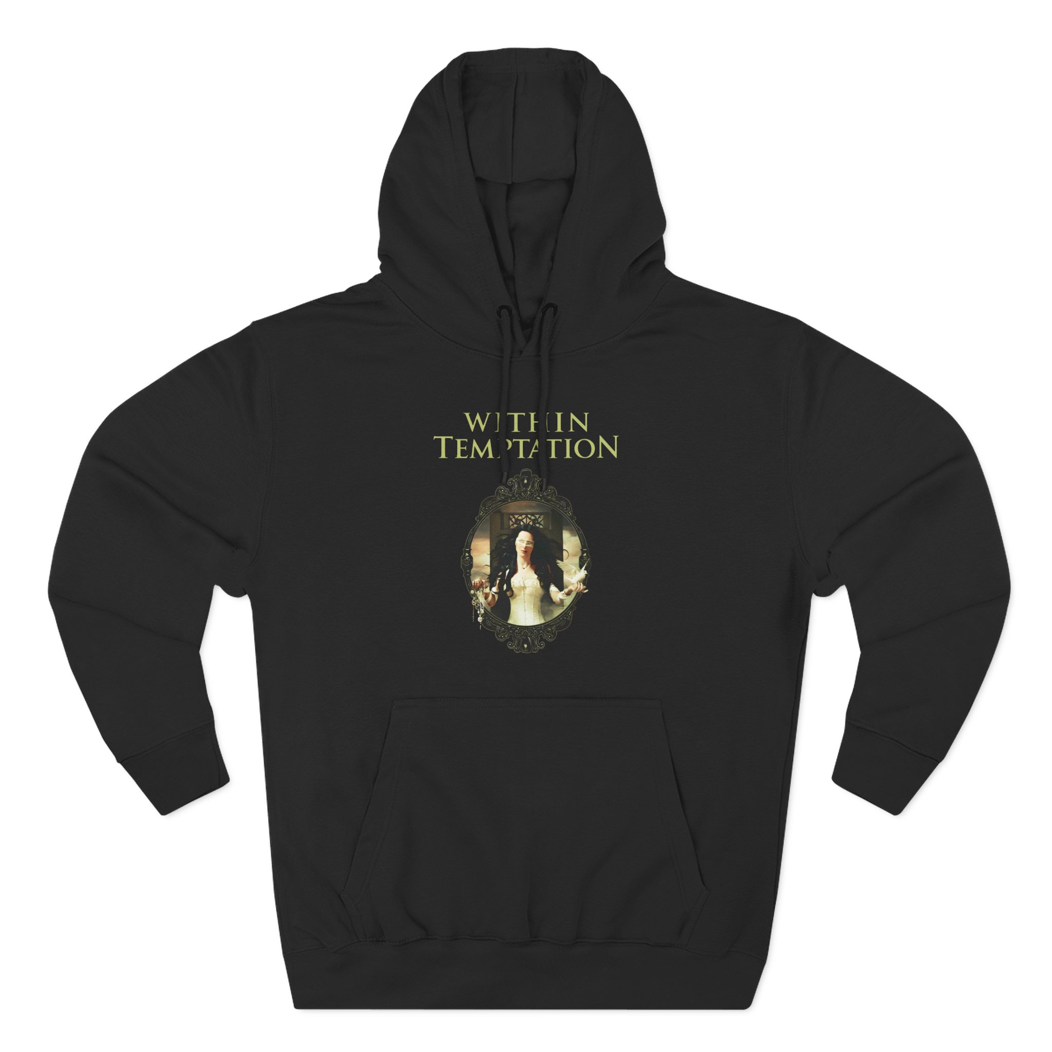 Within Temptation Album Circle Three-Panel Fleece Hoodie