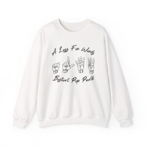 A Loss for Words Boston Pop Punk Unisex Heavy Blend™ Crewneck Sweatshirt