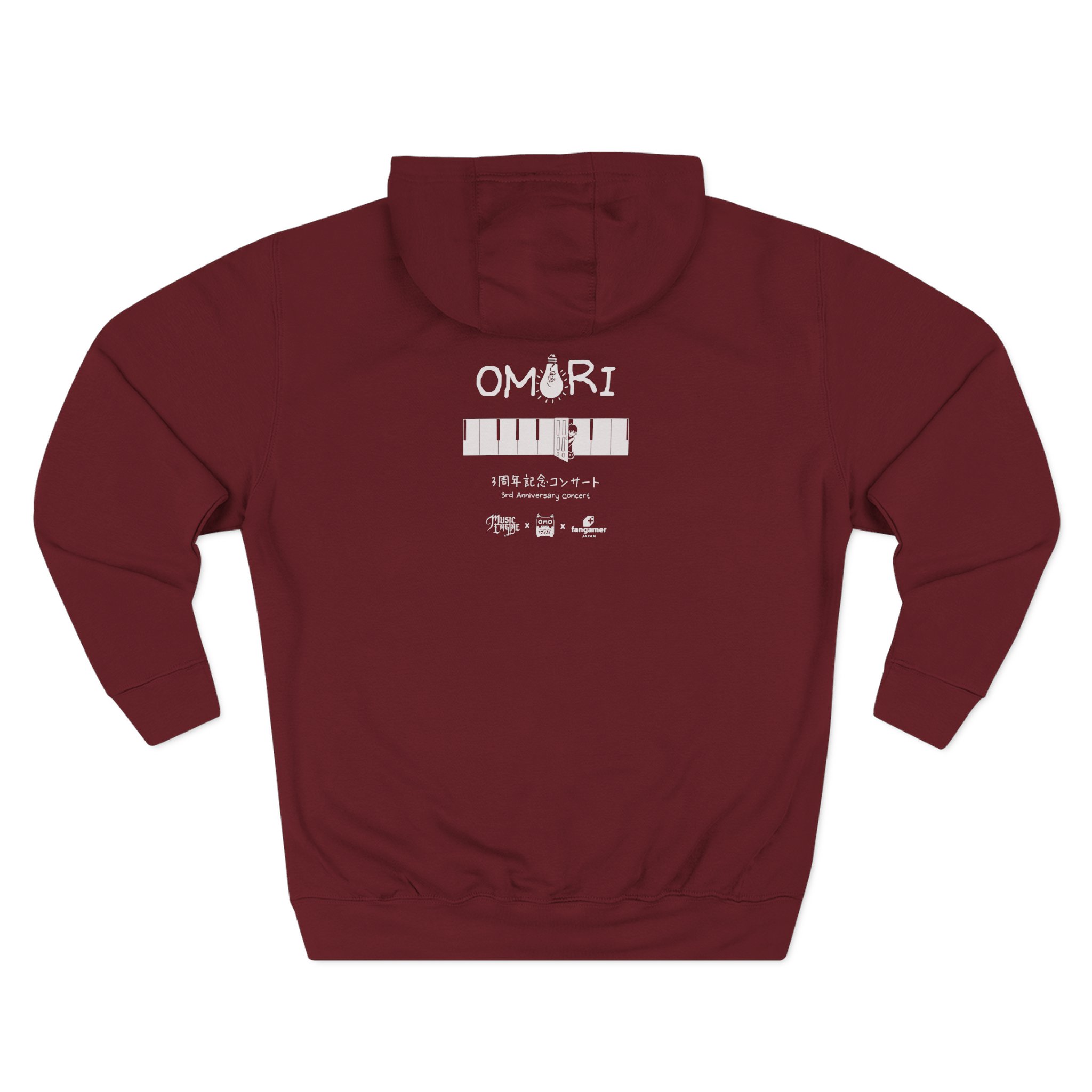 Omori 3rd Anniversary Concert Three-Panel Fleece Hoodie - Image 8
