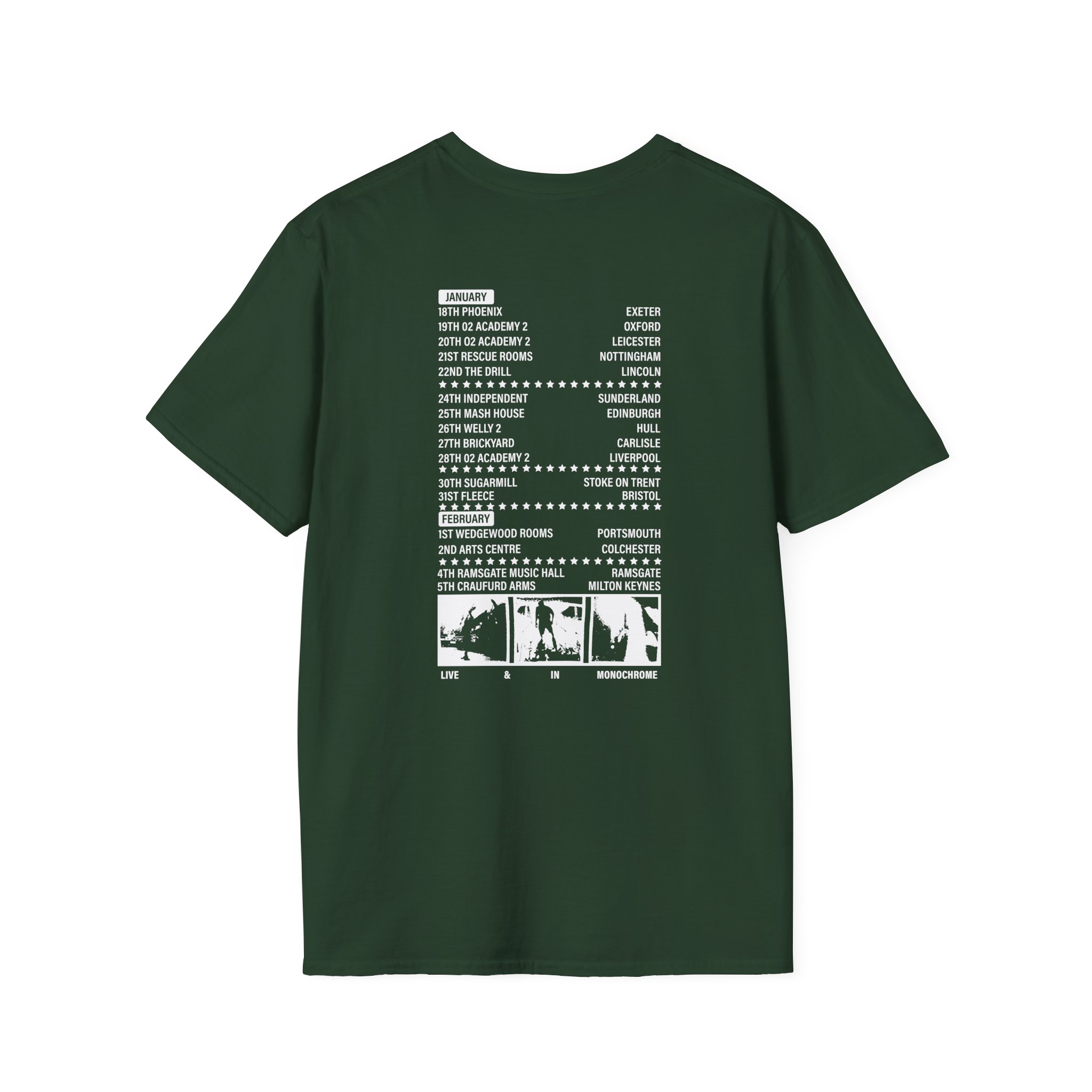 Holding Absence Eyes Tour Unisex Softstyle T-Shirt - Image 8