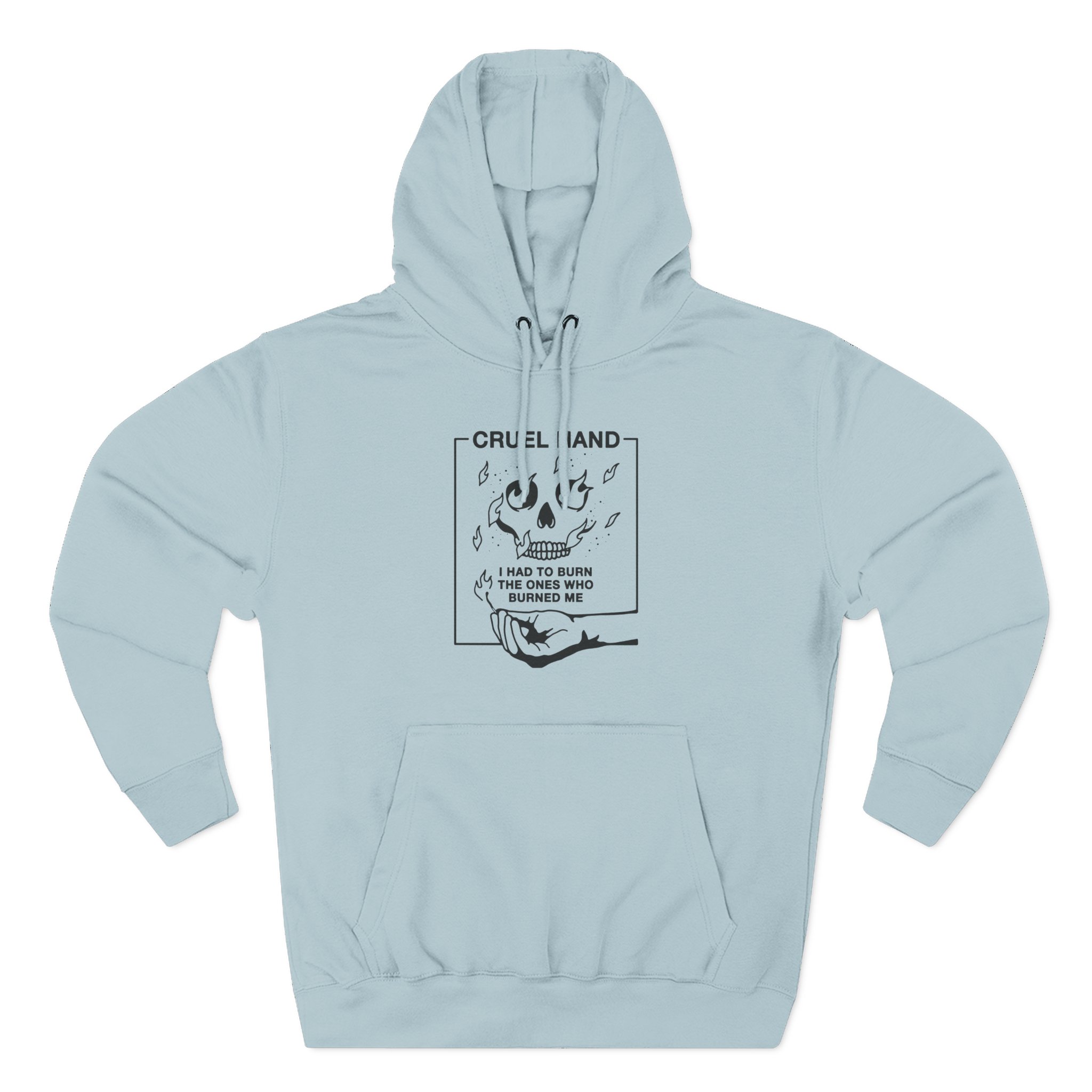 Cruel Hand Gasoline Skull Three-panel Fleece Hoodie - Image 11