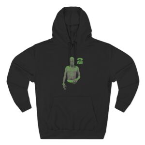 2pac Neon Thug Li*e Three-Panel Fleece Hoodie