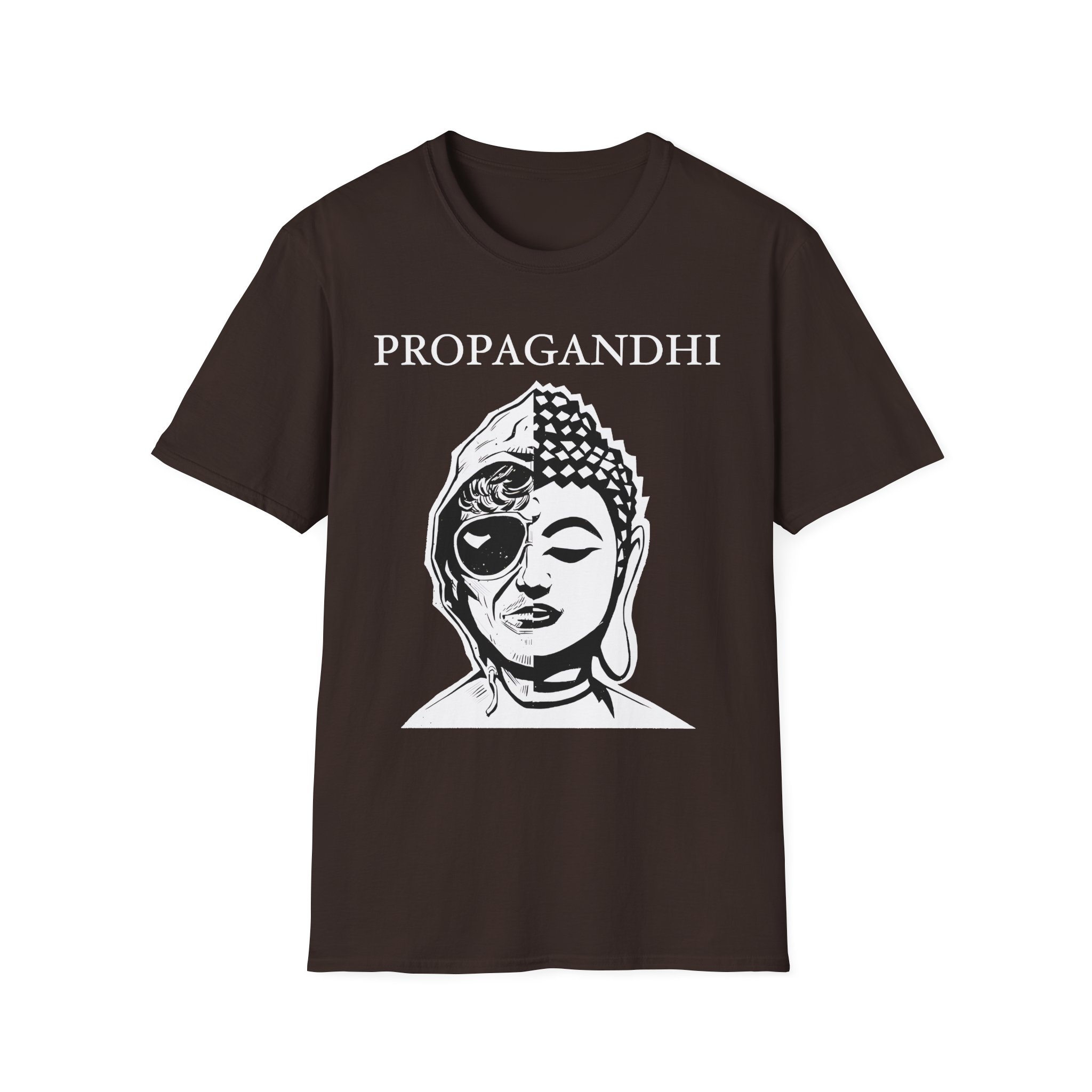 Propagandhi Ted Buddha Unisex Softstyle T-Shirt - Image 7