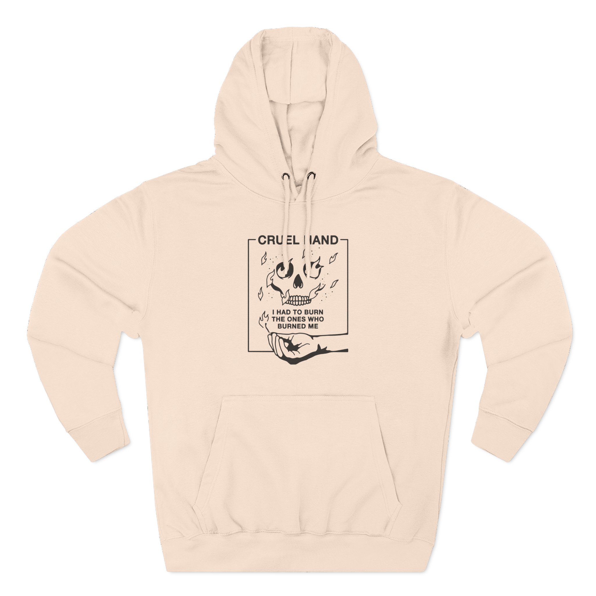 Cruel Hand Gasoline Skull Three-panel Fleece Hoodie - Image 7