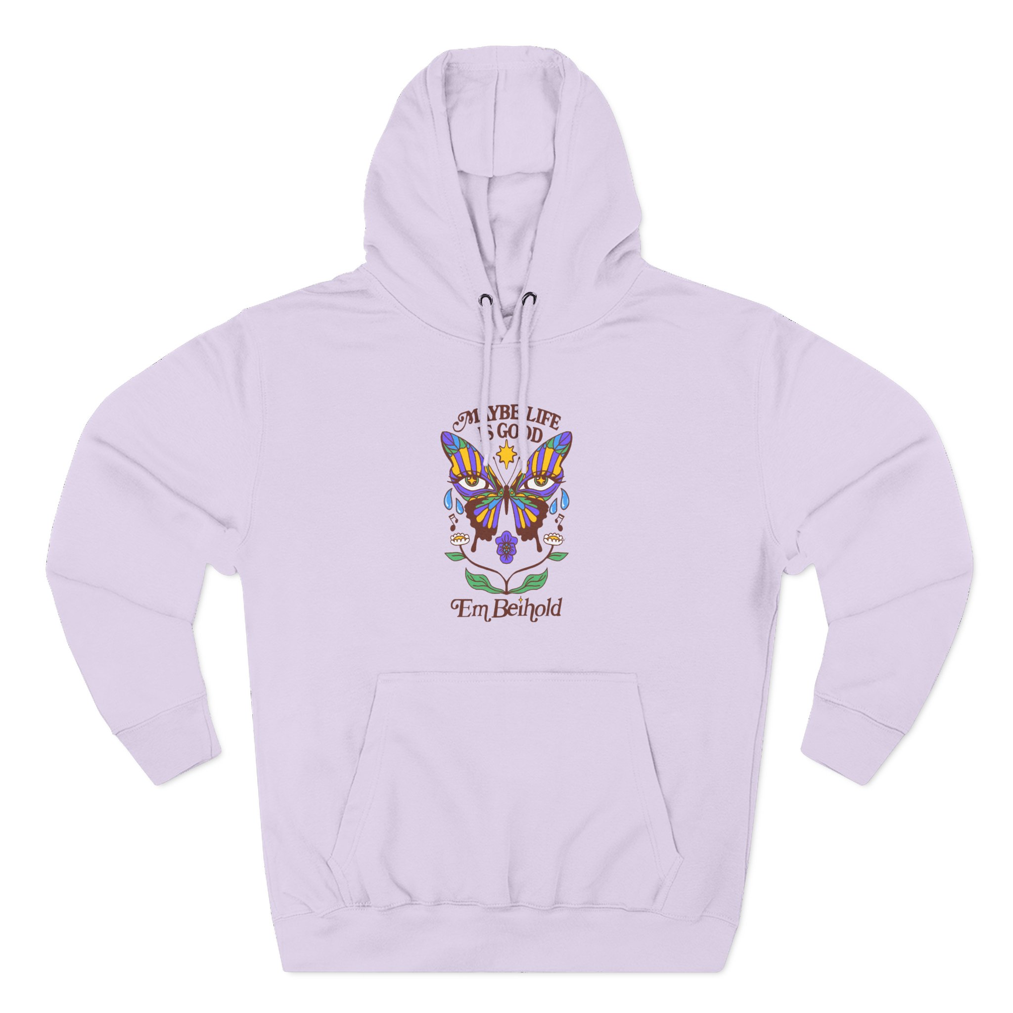 Em Beihold Butterfly Three-Panel Fleece Hoodie - Image 11