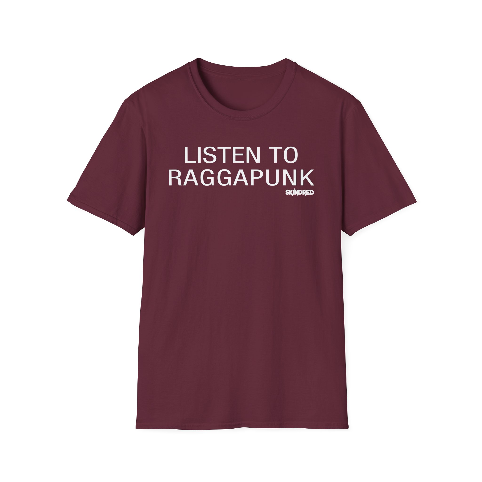 Skindred Listen to Ragga Unisex Softstyle T-Shirt - Image 3