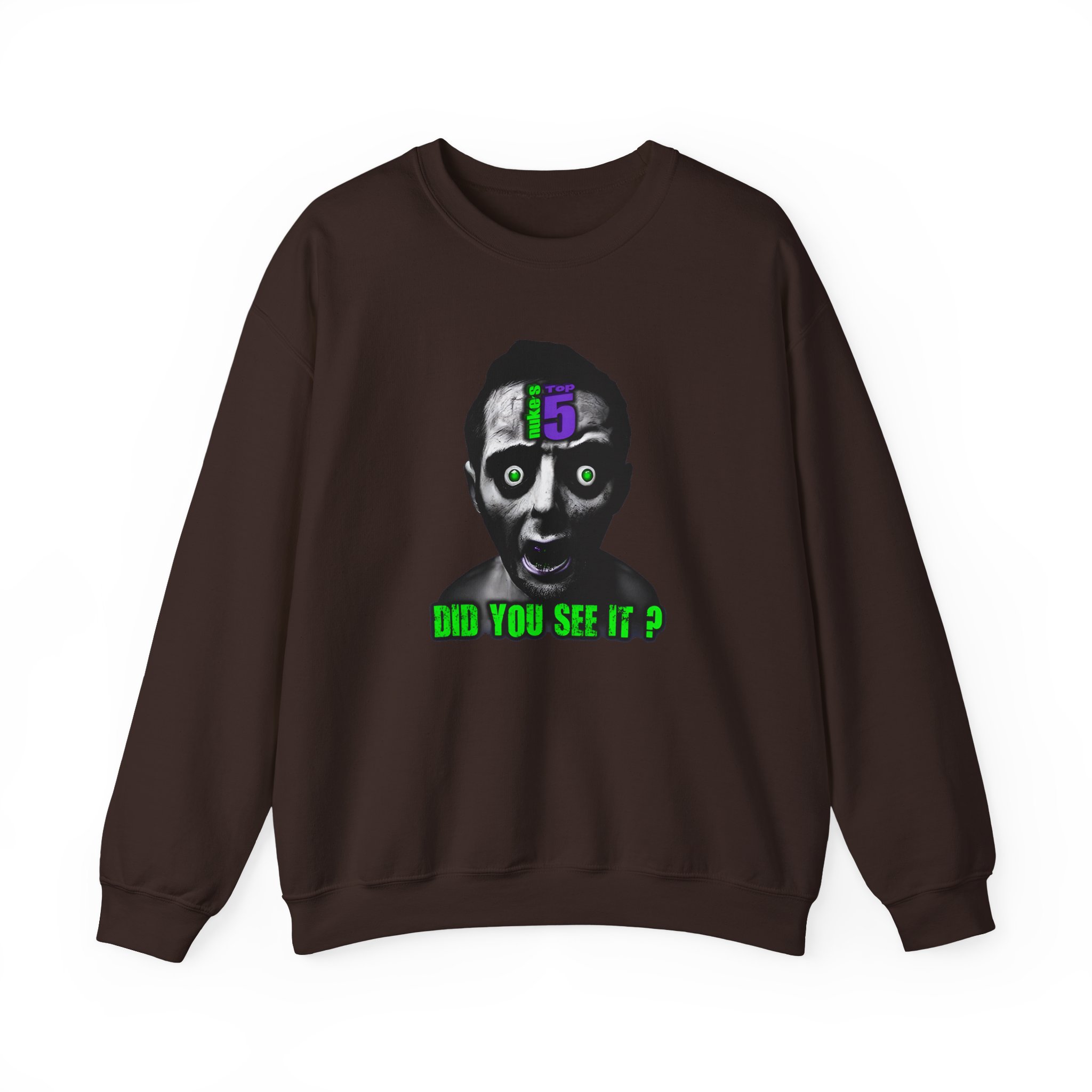 Nuke's Top 5 Ol' Bug Eyes Unisex Heavy Blend™ Crewneck Sweatshirt - Image 5
