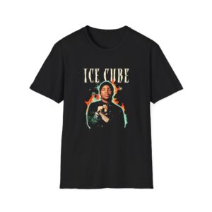 Ice Cube Chrome Flames Unisex Softstyle T-shirt