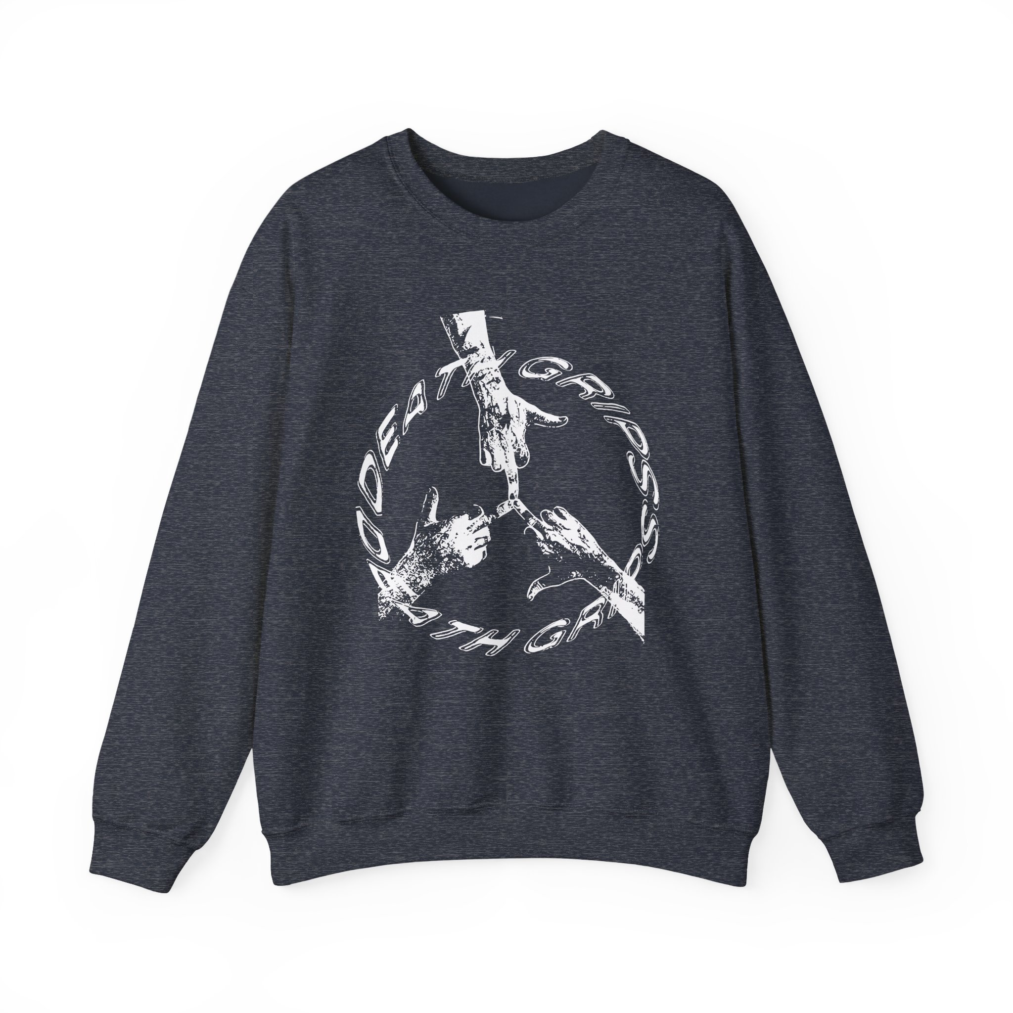 Death Grips Peace Unisex Heavy Blend™ Crewneck Sweatshirt - Image 7