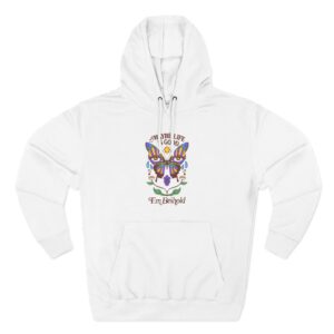 Em Beihold Butterfly Three-Panel Fleece Hoodie