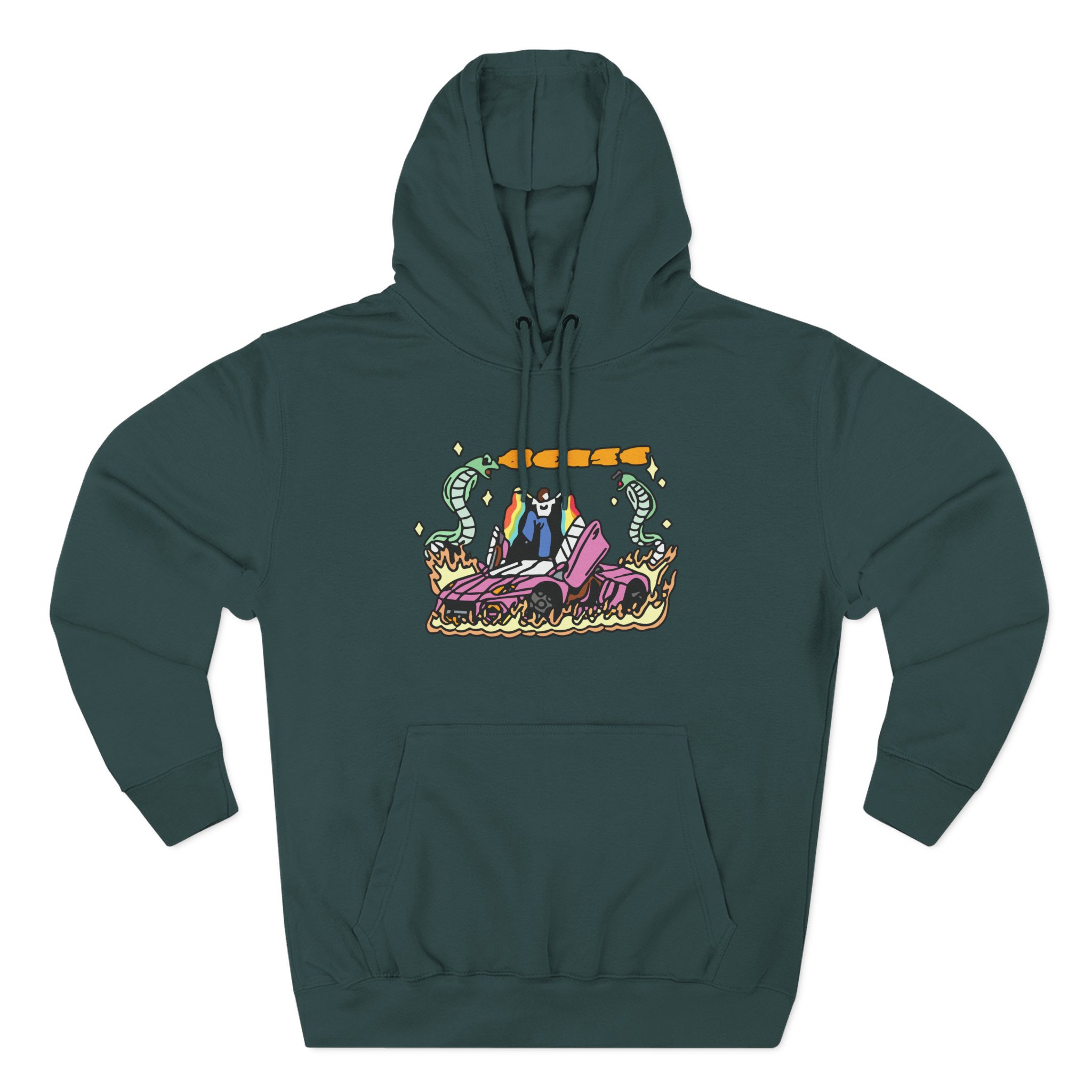 BE Car Three-Panel Fleece Hoodie - Image 21