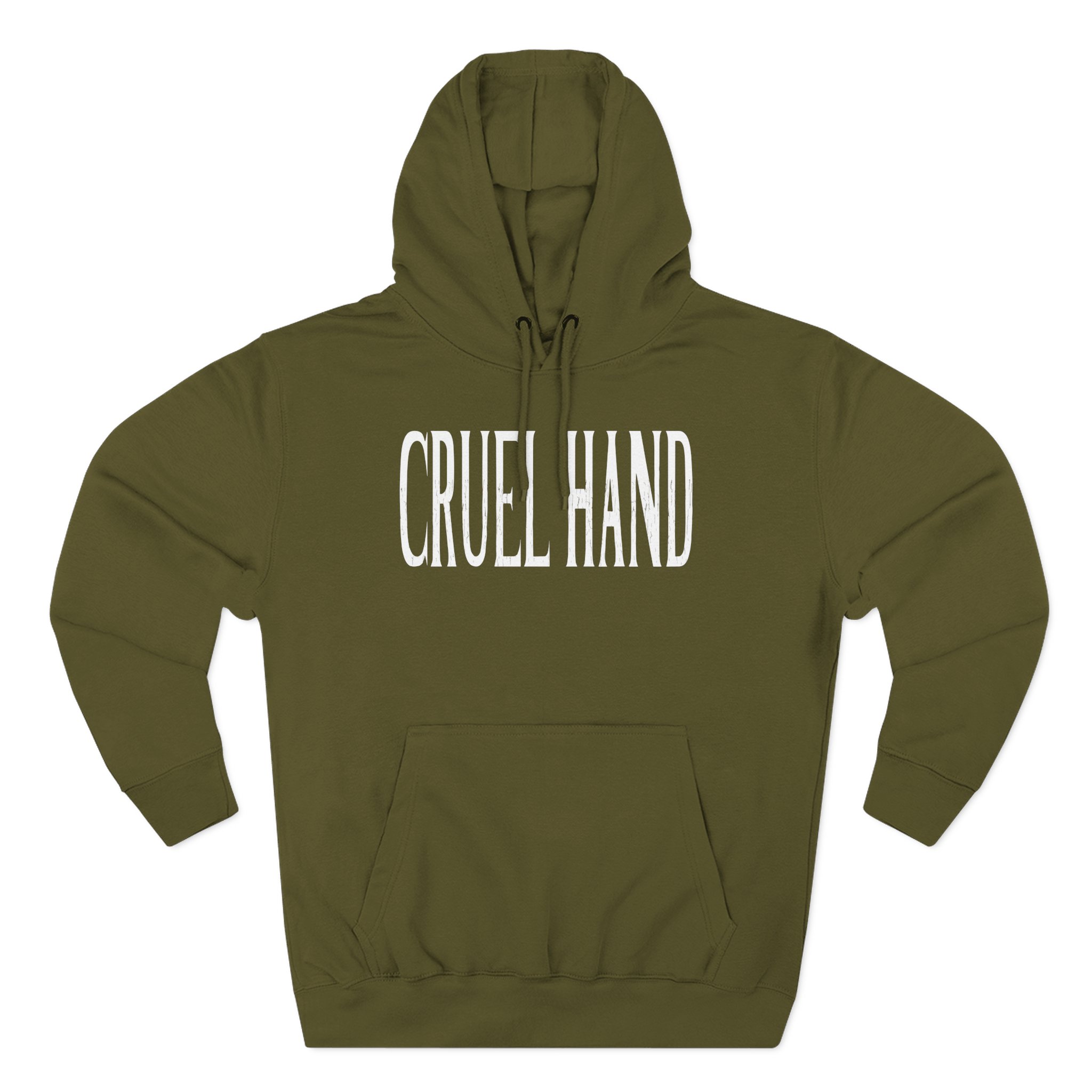 Cruel Hand Logo Three-Panel Fleece Hoodie - Image 5