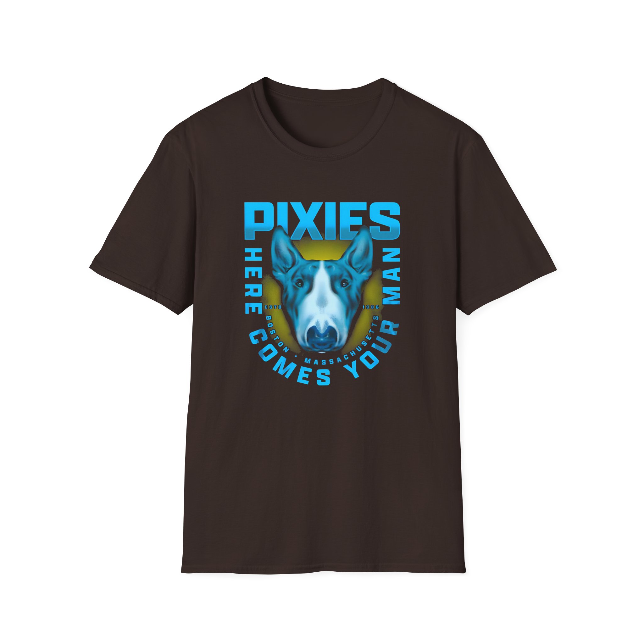 Pixies Your Man Unisex Softstyle T-Shirt - Image 3